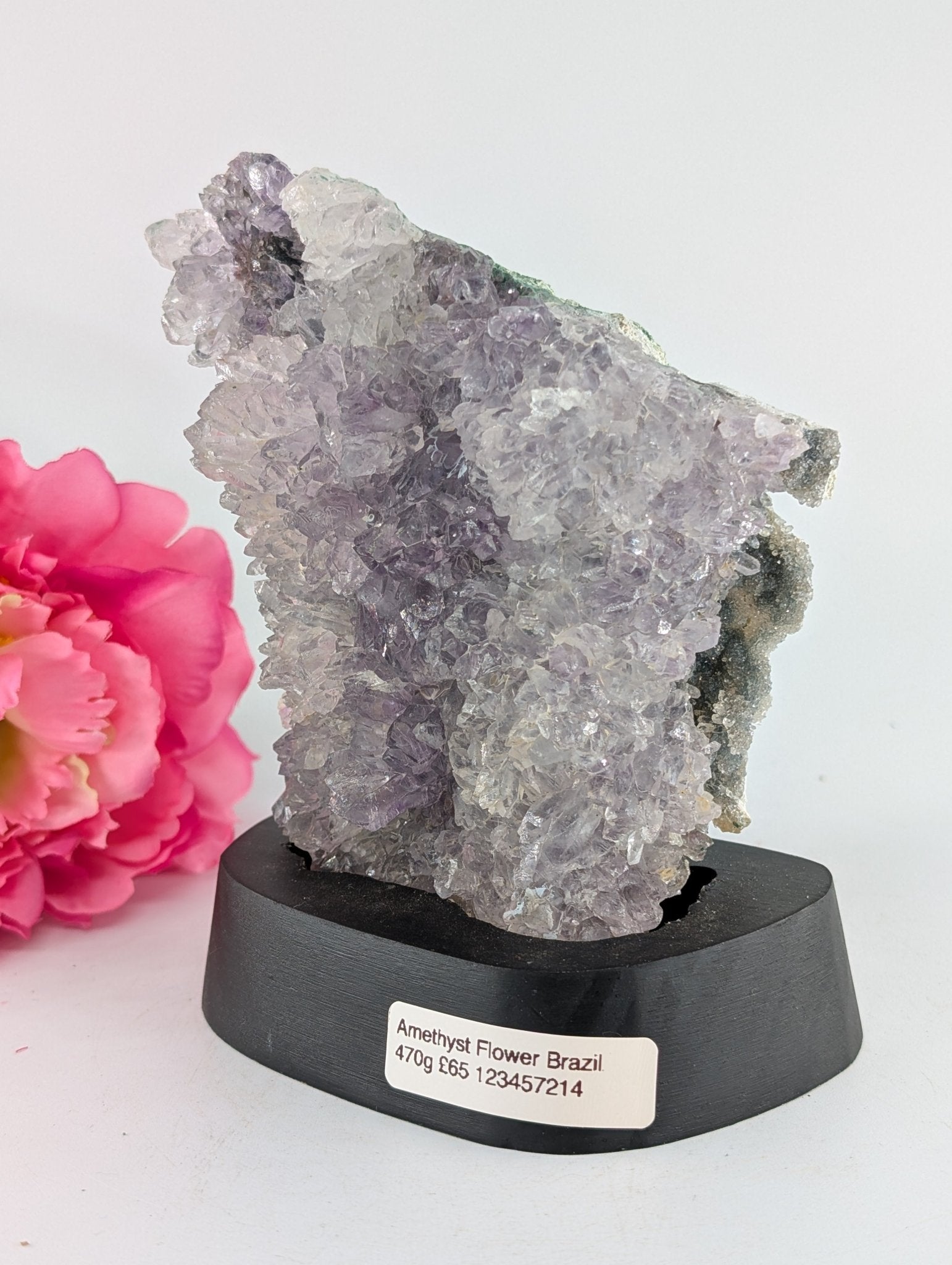 Polished Amethyst Flower 470 grams featuring rich purple colour and natural clarity - Luna Panther