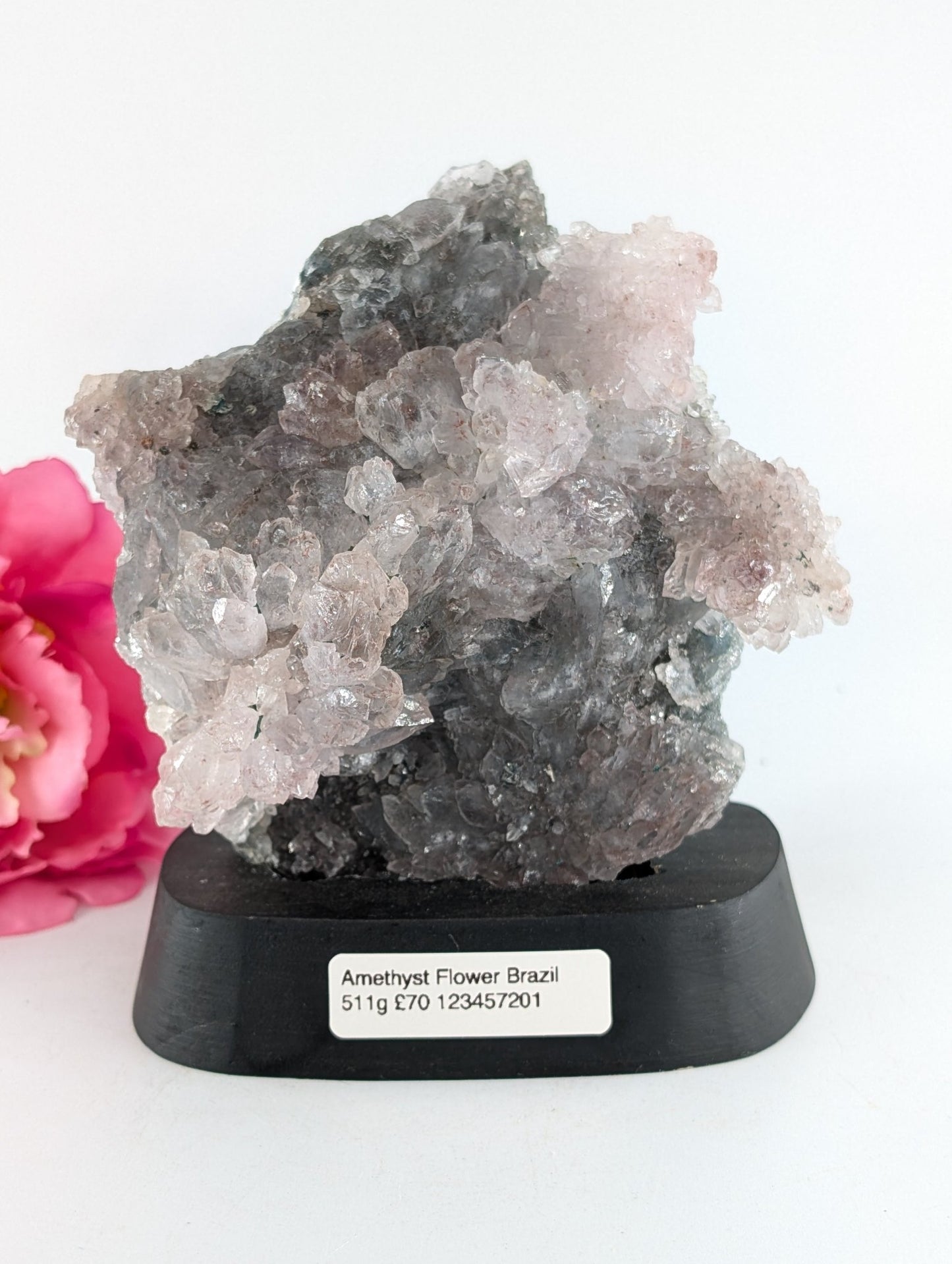 Polished Amethyst Flower 511 grams featuring rich purple colour and natural clarity - Luna Panther