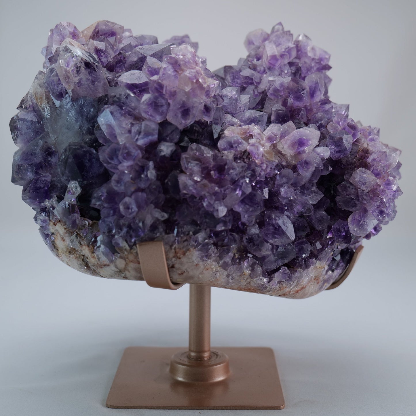 Amethyst Flower 7085g on Rotating Stand - Luna Panther