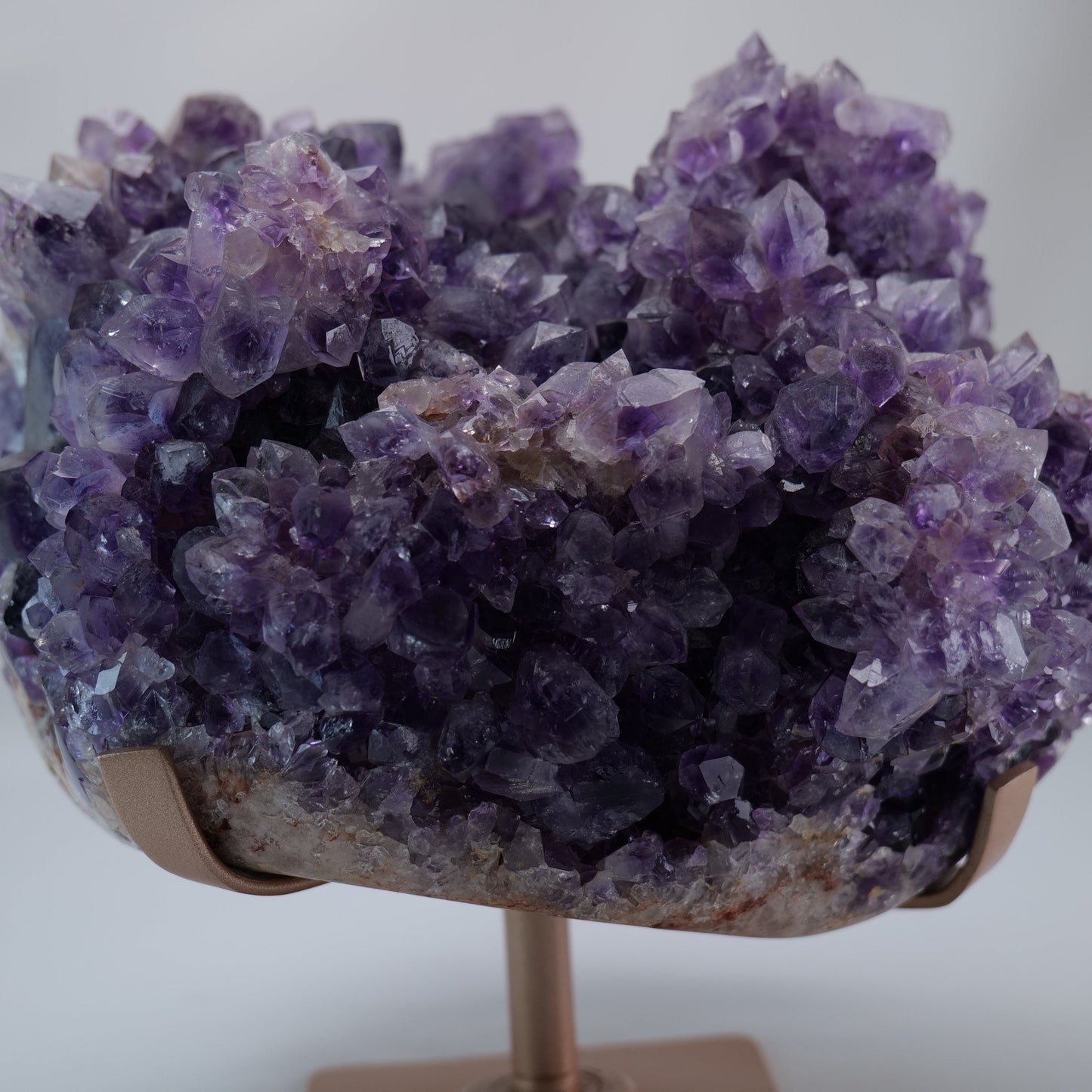 Amethyst Flower 7085g on Rotating Stand - Luna Panther