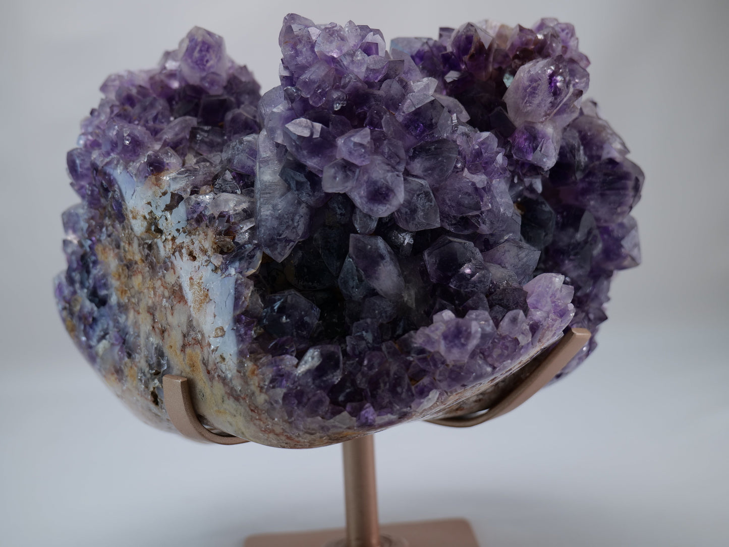 Amethyst Flower 7085g on Rotating Stand - Luna Panther