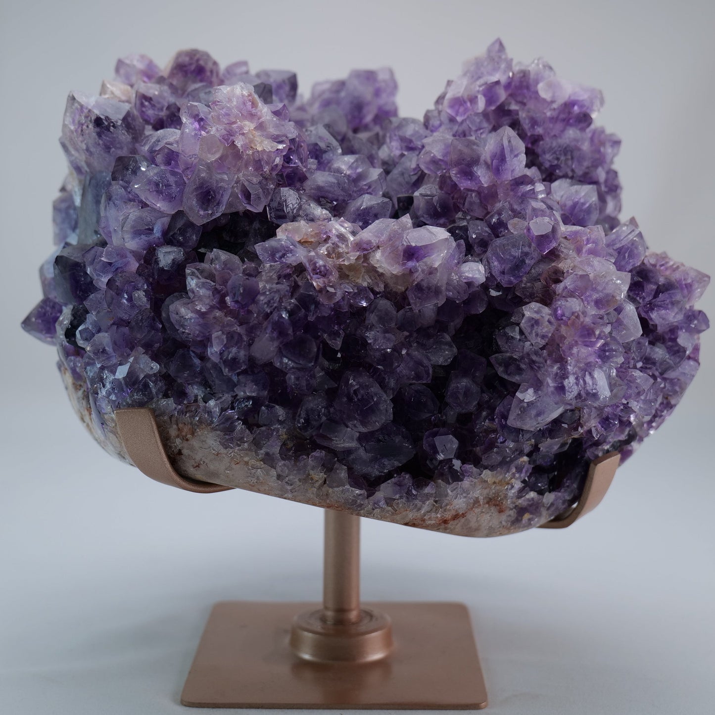 Amethyst Flower 7085g on Rotating Stand - Luna Panther