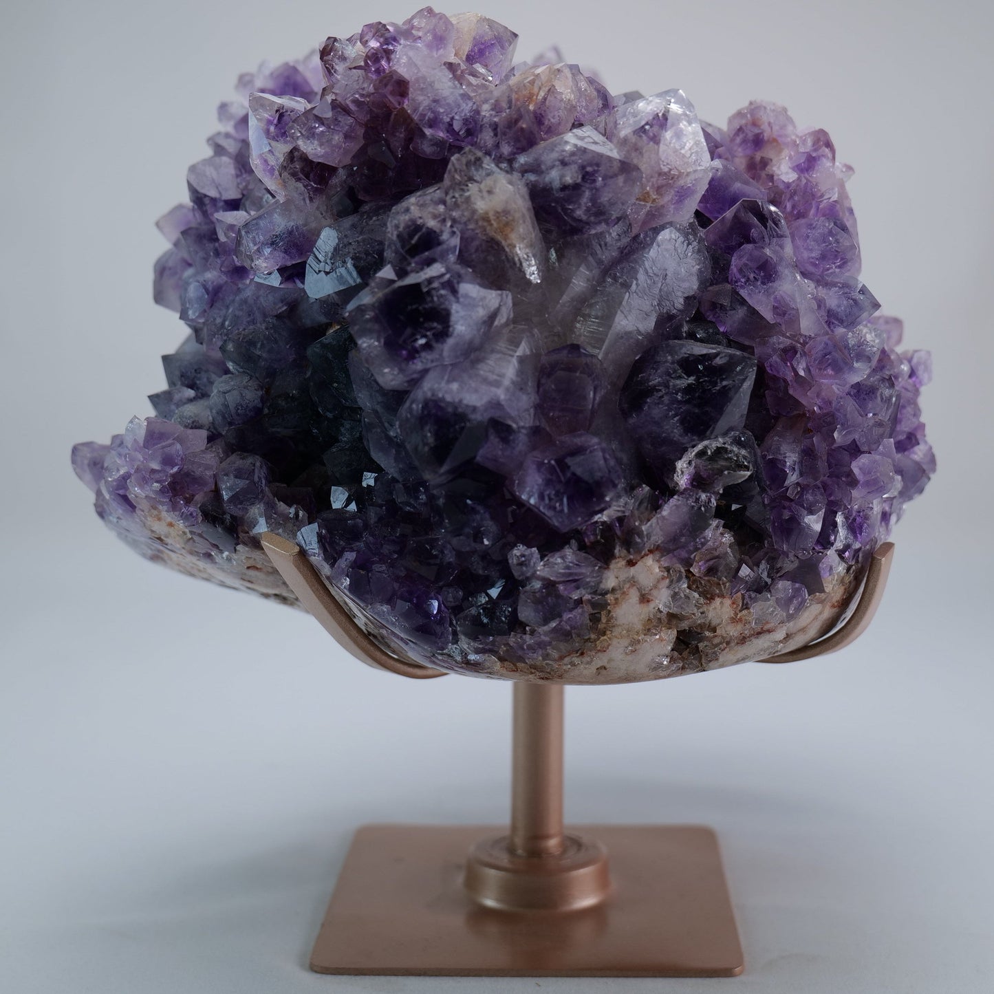 Amethyst Flower 7085g on Rotating Stand - Luna Panther