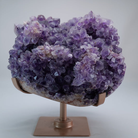 Amethyst Flower 7085g on Rotating Stand - Luna Panther