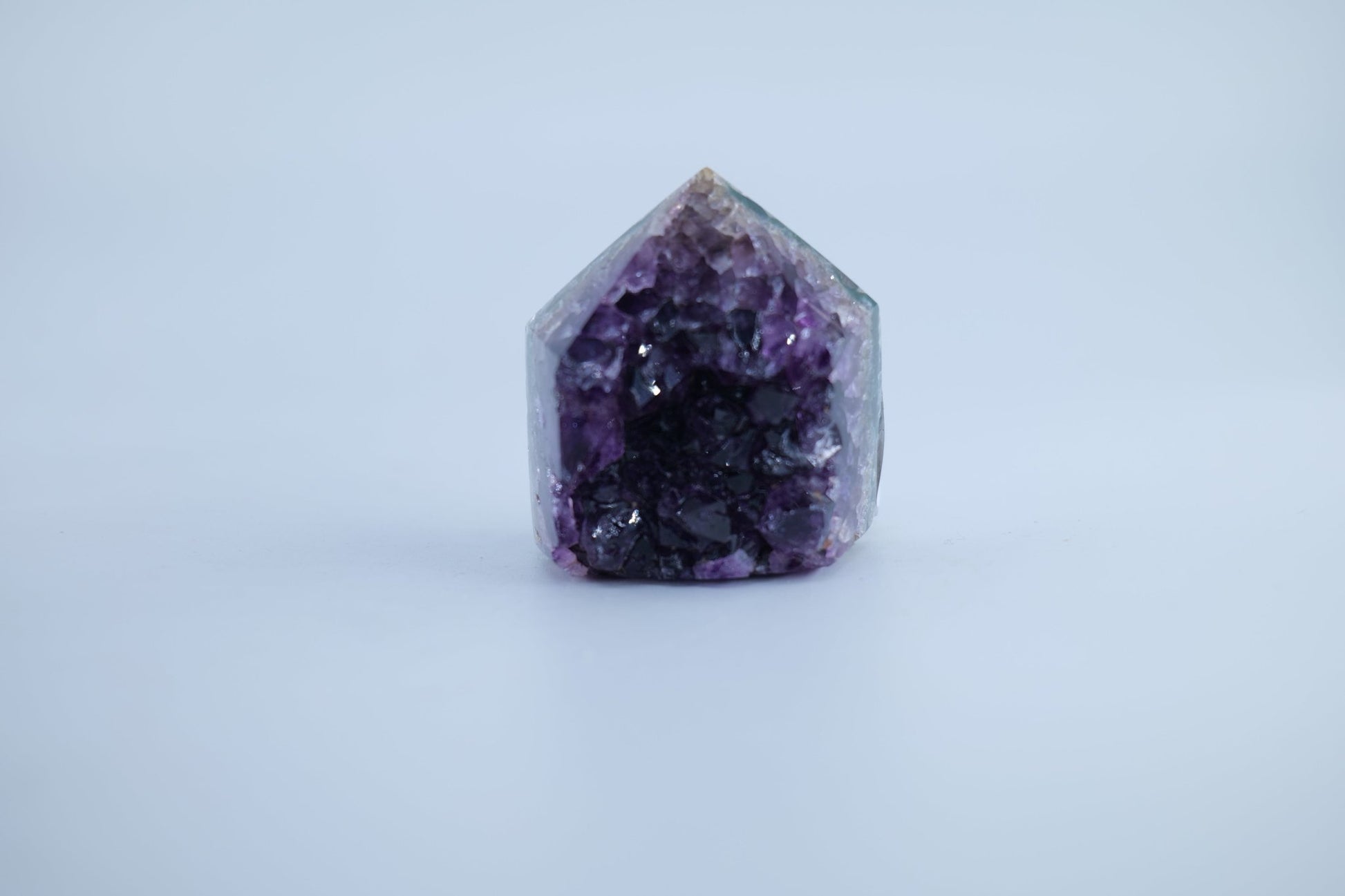 Polished Amethyst Polished Point 126g featuring rich purple colour and natural clarity - Luna Panther
