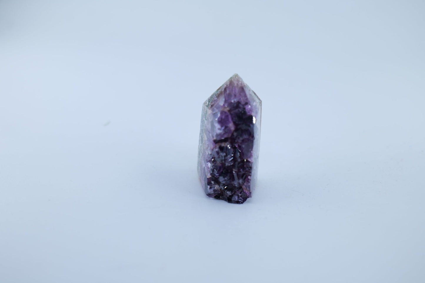 Polished Amethyst Polished Point 64g featuring rich purple colour and natural clarity - Luna Panther