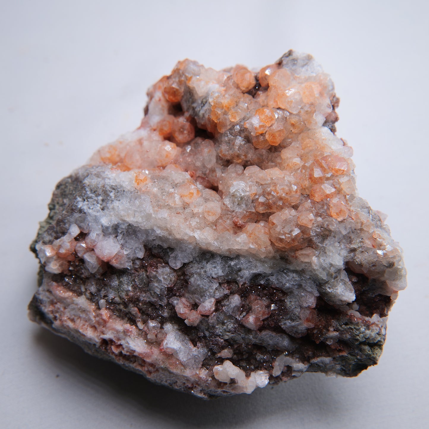 Analcime & Calcite from Croft Quarry, Croft, UK - 426g