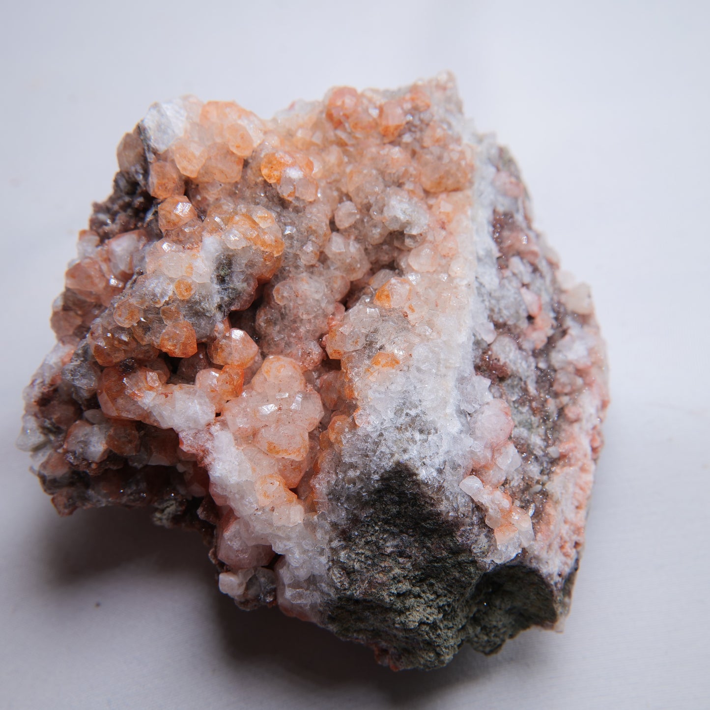 Analcime & Calcite from Croft Quarry, Croft, UK - 426g