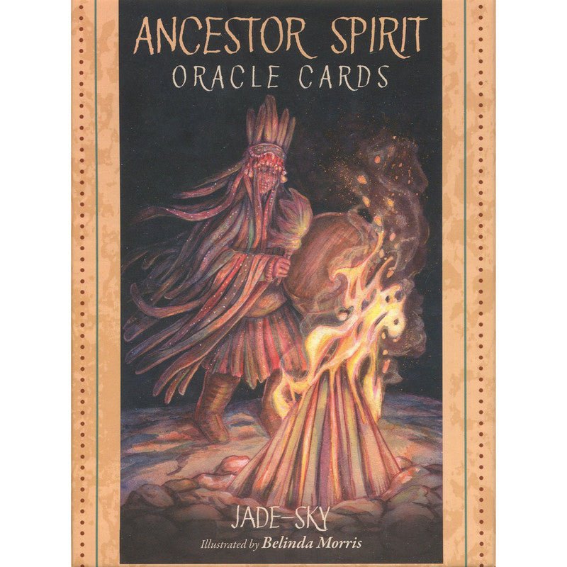 Polished Ancestor Spirit Oracle Cards featuring natural patterning and unique variations - Luna Panther