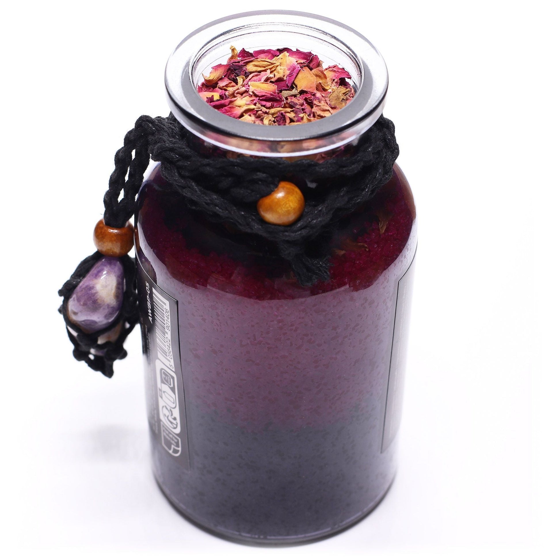 Ancient Witch Bath Spell Potion & Amethyst Crystal Amulet - Seduction - Luna Panther
