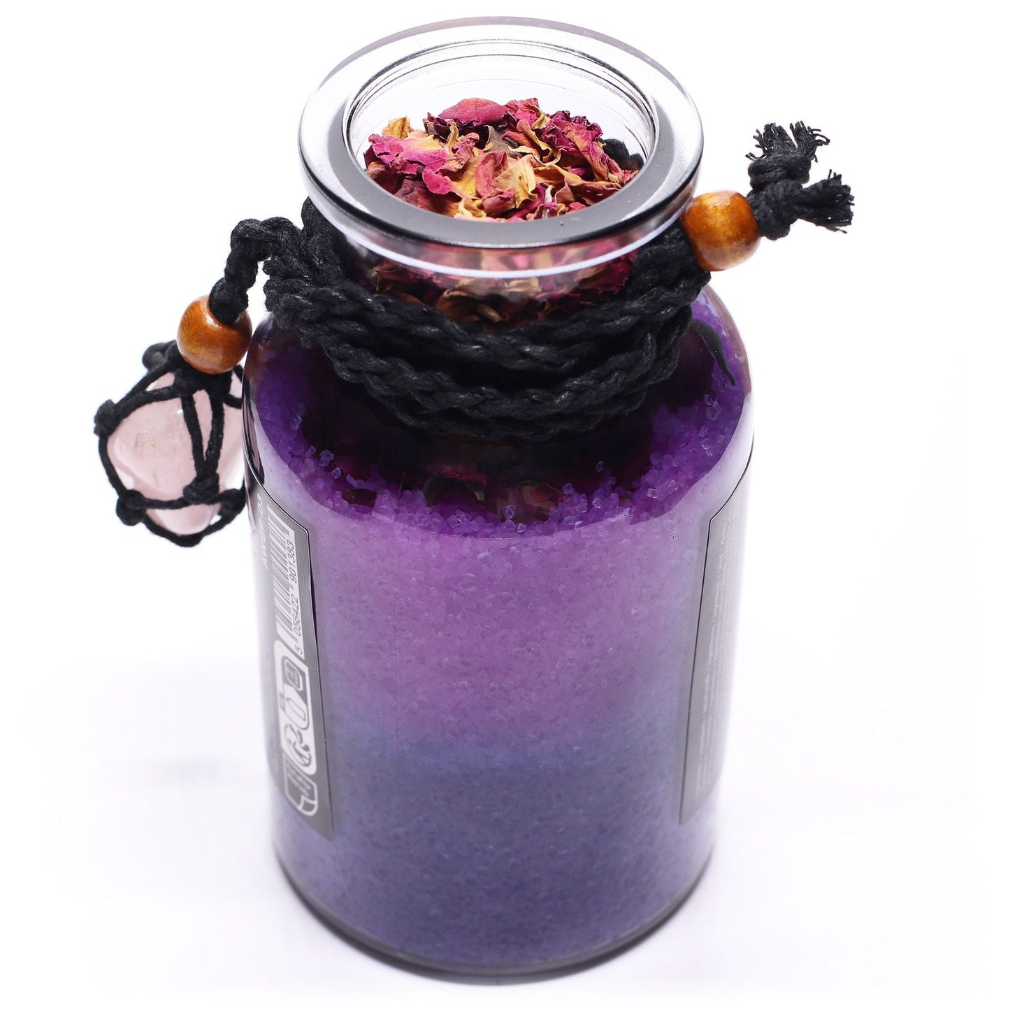 Ancient Witch Bath Spell Potion & Rose Quartz Crystal Amulet - Love - Luna Panther