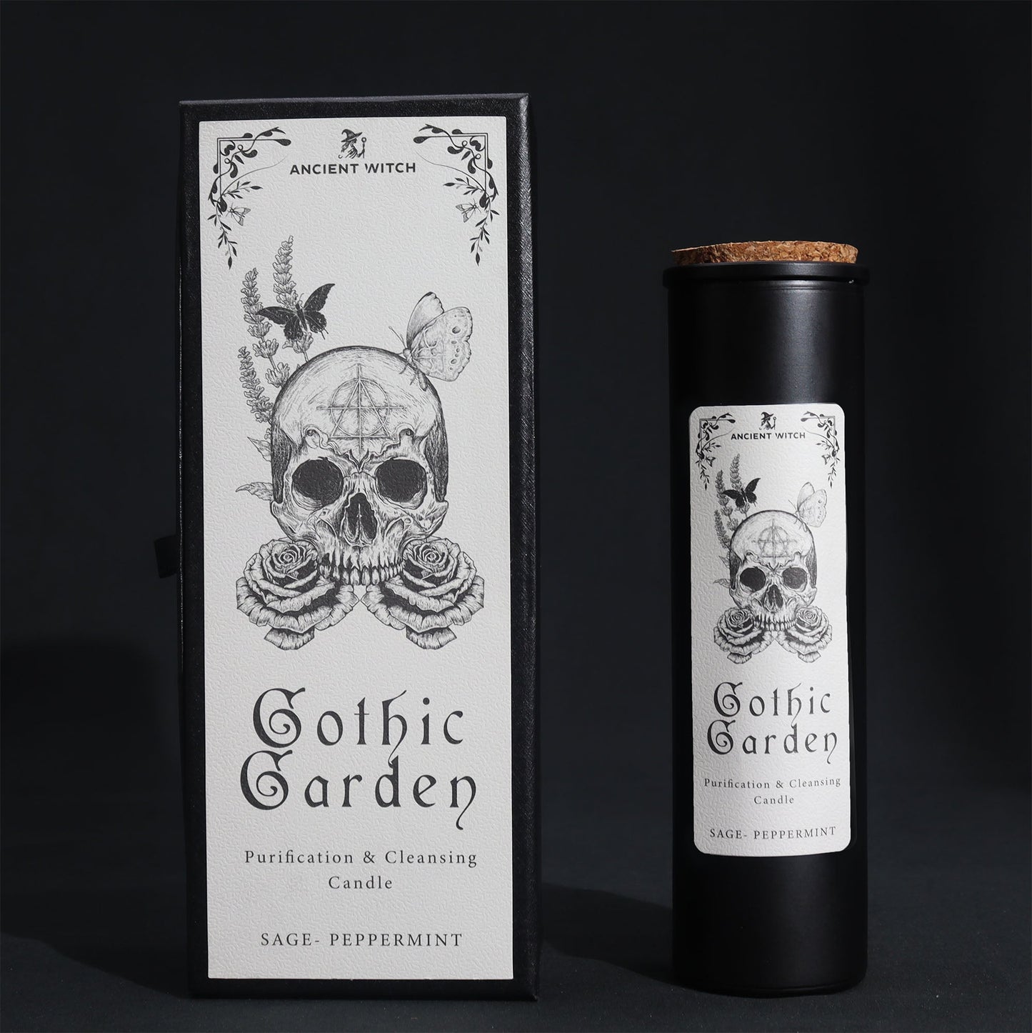 Ancient Witch Ritual Candles - Gothic Garden - Luna Panther