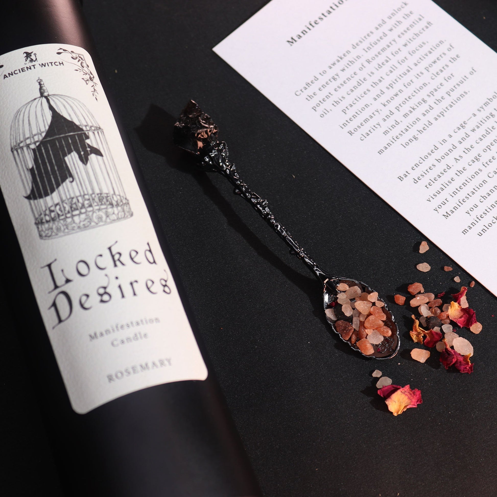 Ancient Witch Ritual Candles - Locked Desires - Luna Panther