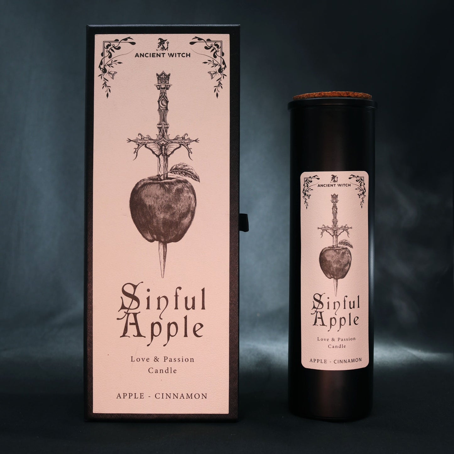 Ancient Witch Ritual Candles - Sinful Apple - Luna Panther