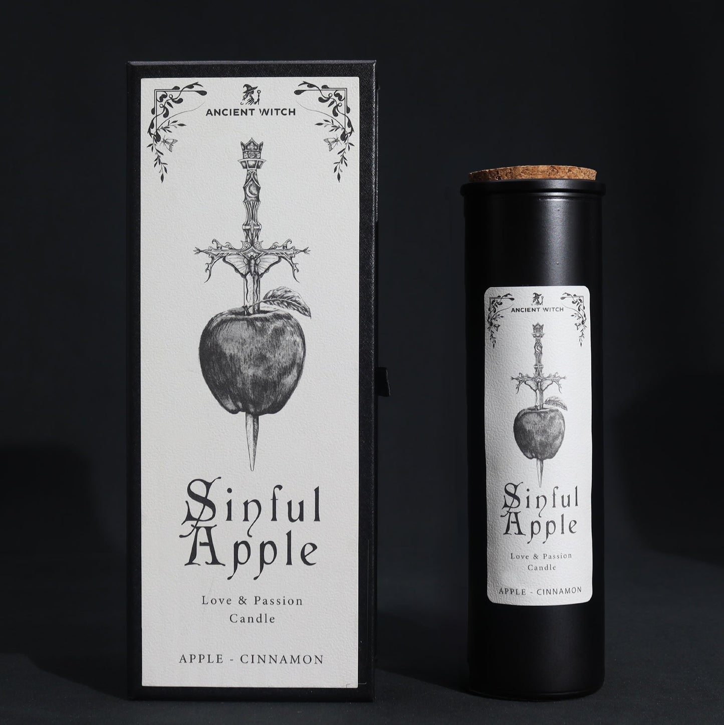 Ancient Witch Ritual Candles - Sinful Apple - Luna Panther