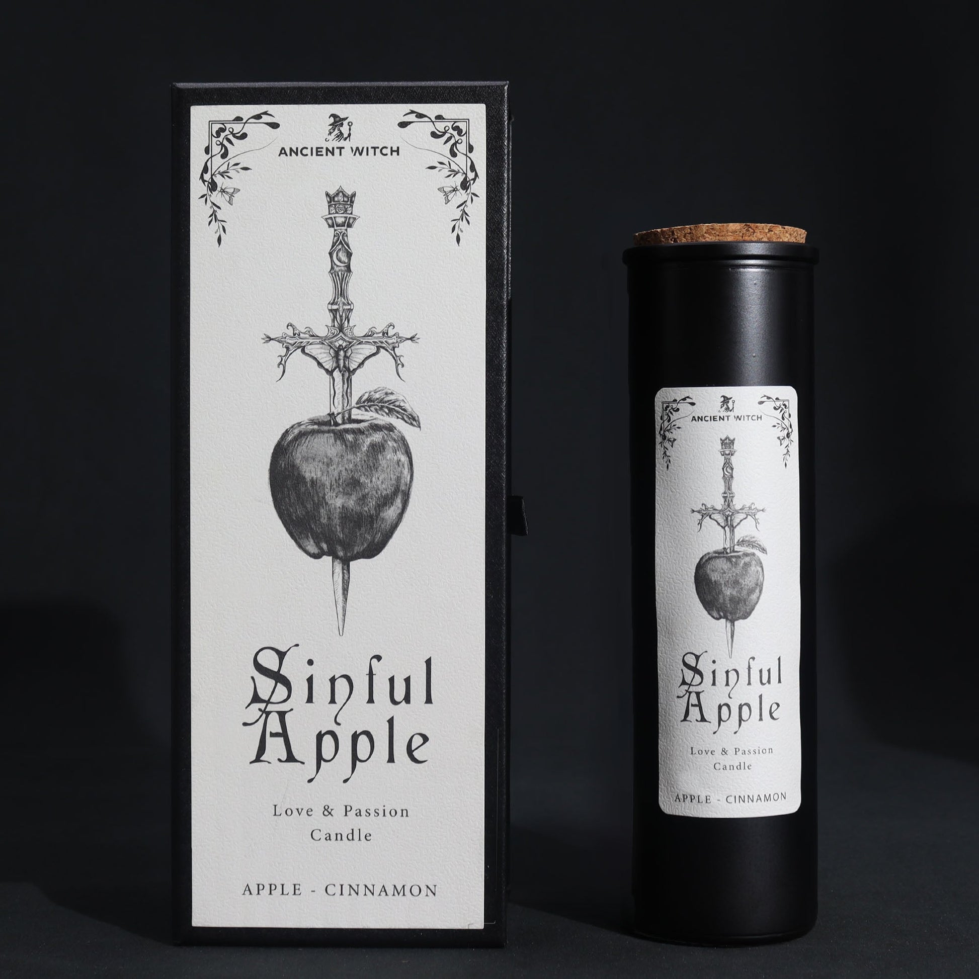 Ancient Witch Ritual Candles - Sinful Apple - Luna Panther