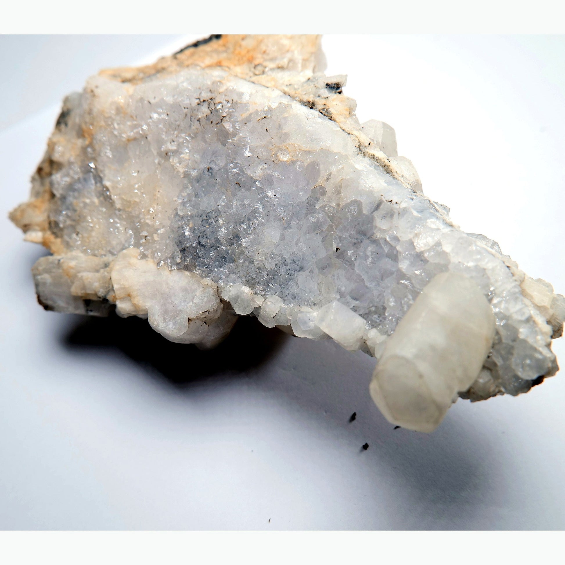 Apophyllite Cluster on Matrix - 695g - Luna Panther