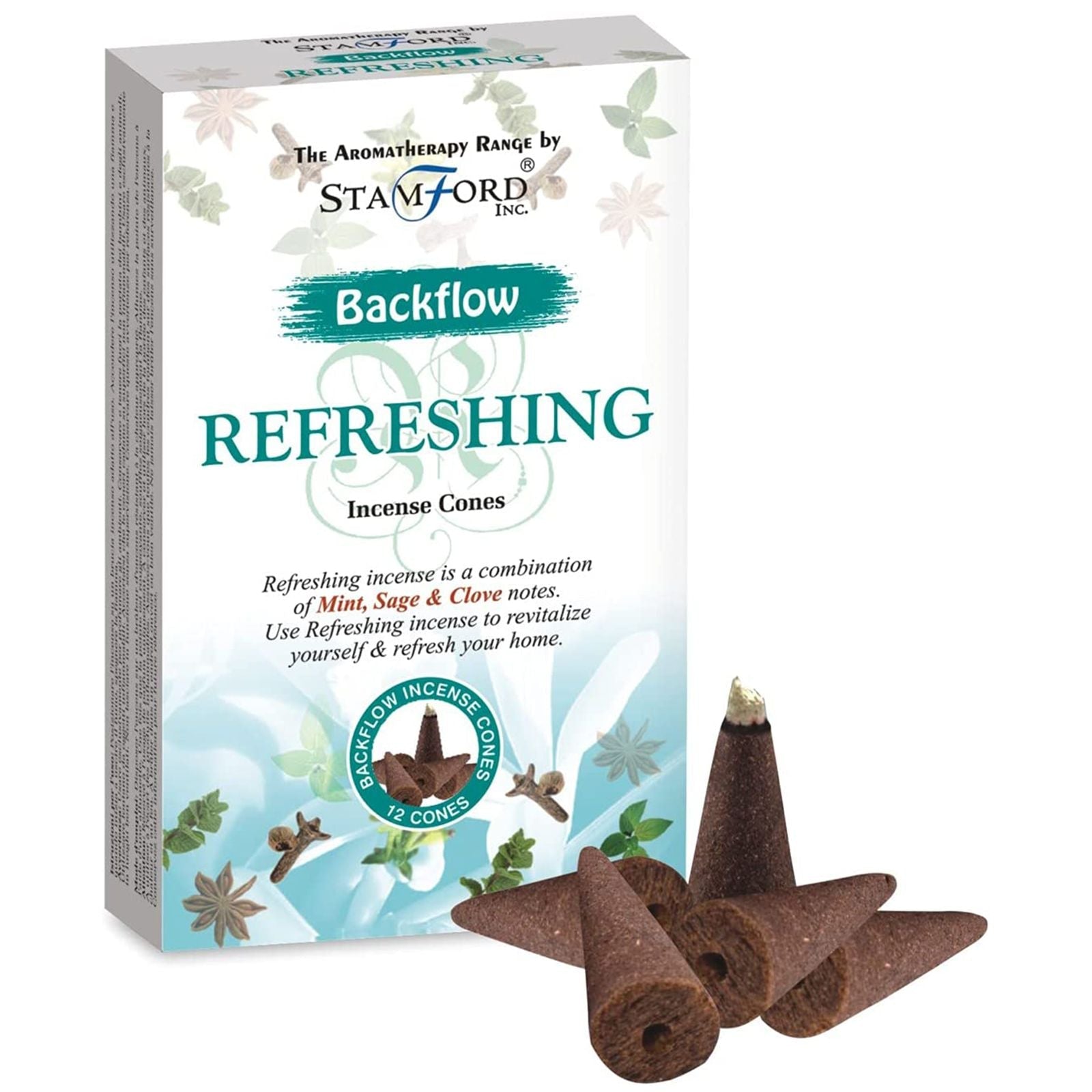 Aromatherapy Backflow Cones - Refreshing - Luna Panther