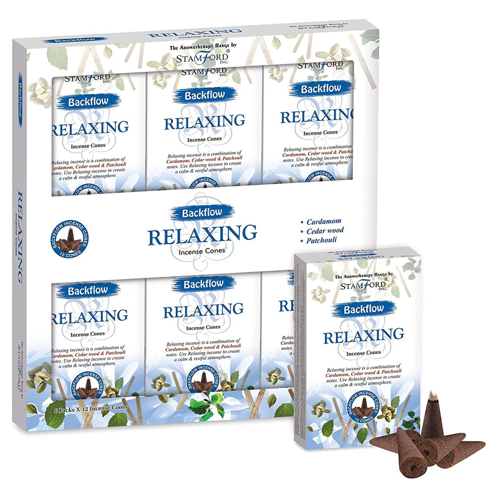 Aromatherapy Backflow Cones - Relaxing - Luna Panther