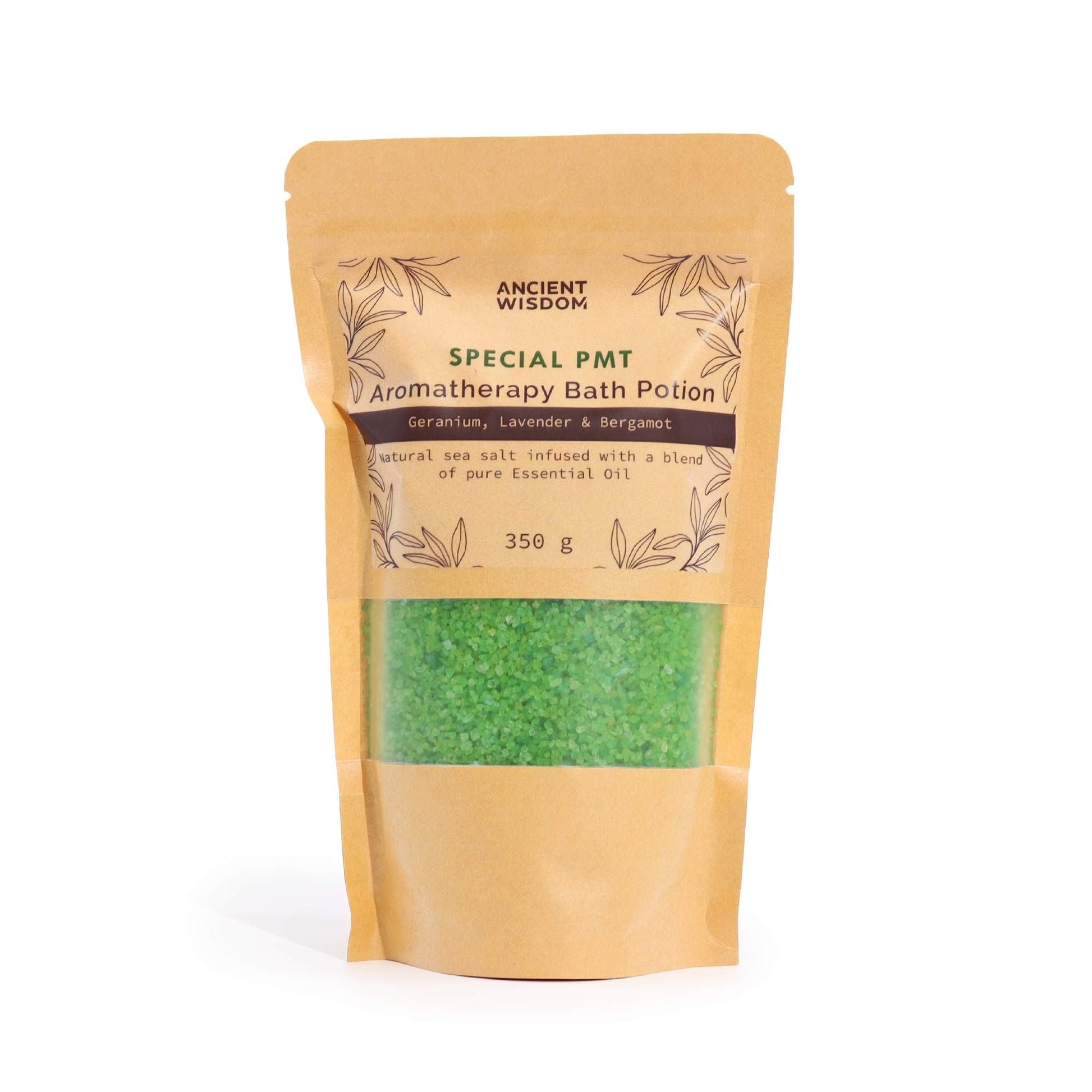 Aromatherapy Bath Potion in Kraft Bag 350g - PMT - Luna Panther