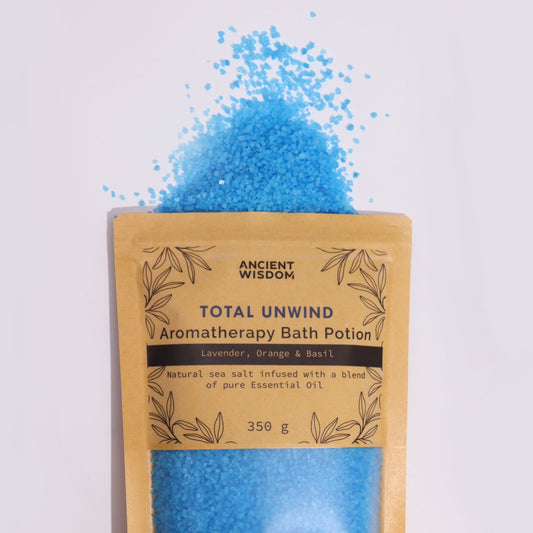 Aromatherapy Bath Potion in Kraft Bag 350g - Total Unwind - Luna Panther alternate view