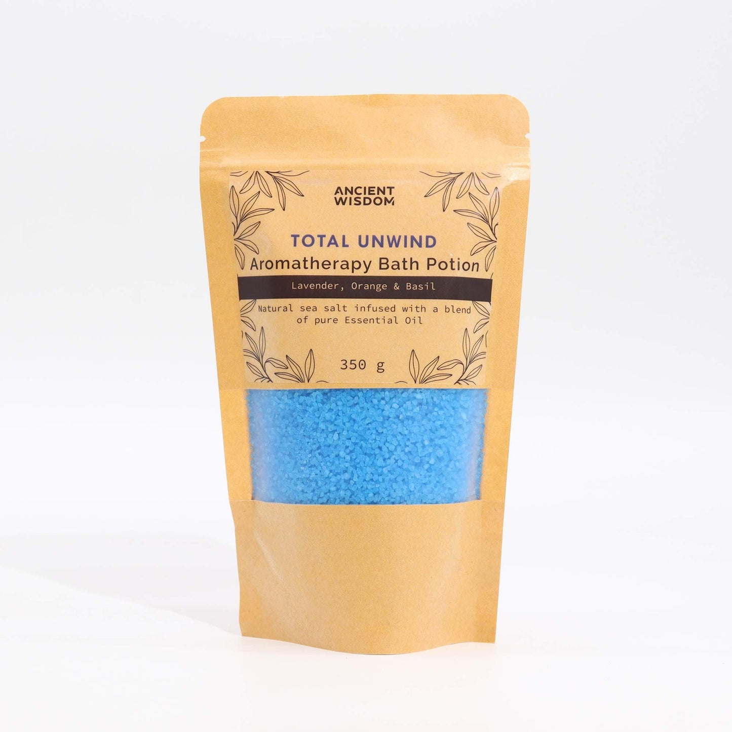 Aromatherapy Bath Potion in Kraft Bag 350g - Total Unwind - Luna Panther