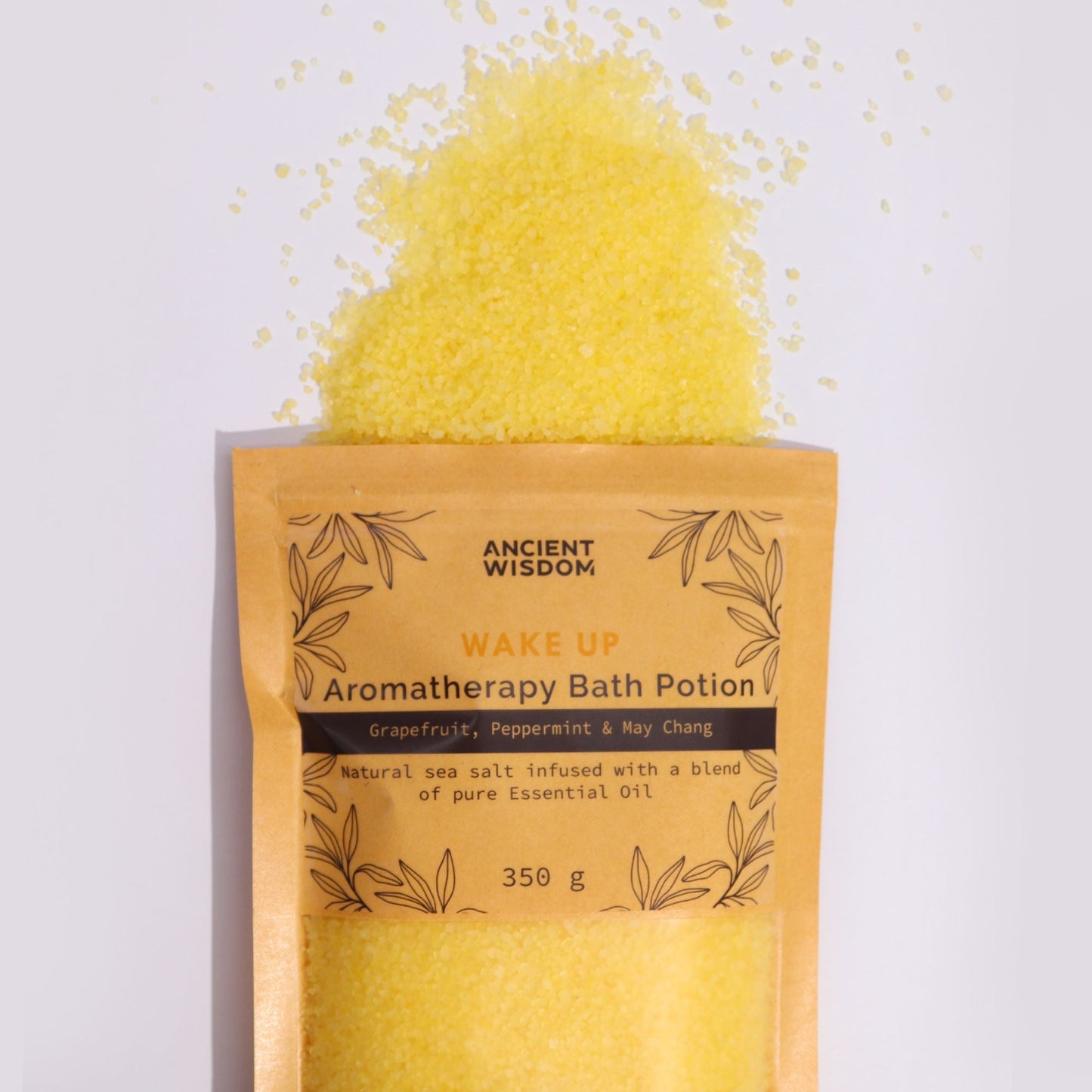 Aromatherapy Bath Potion in Kraft Bag 350g - Wake Up - Luna Panther