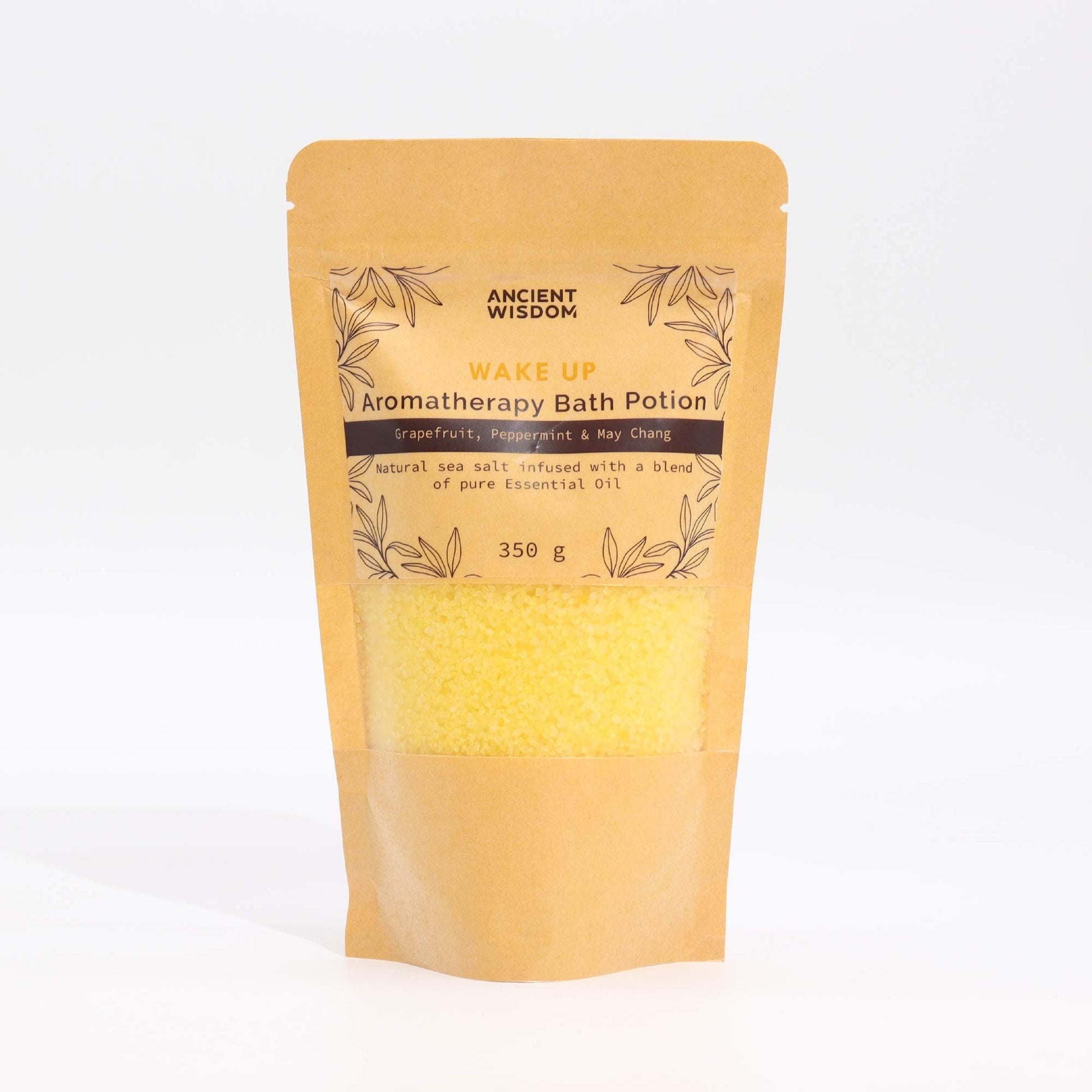 Aromatherapy Bath Potion in Kraft Bag 350g - Wake Up - Luna Panther