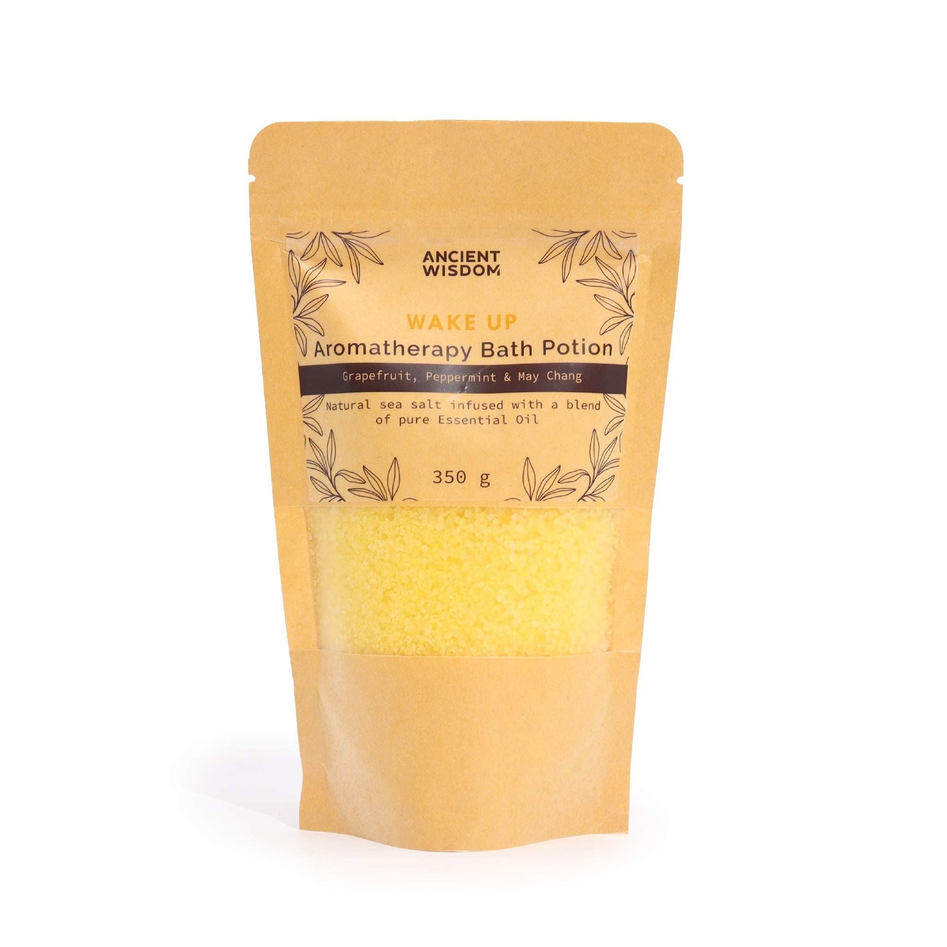 Aromatherapy Bath Potion in Kraft Bag 350g - Wake Up - Luna Panther