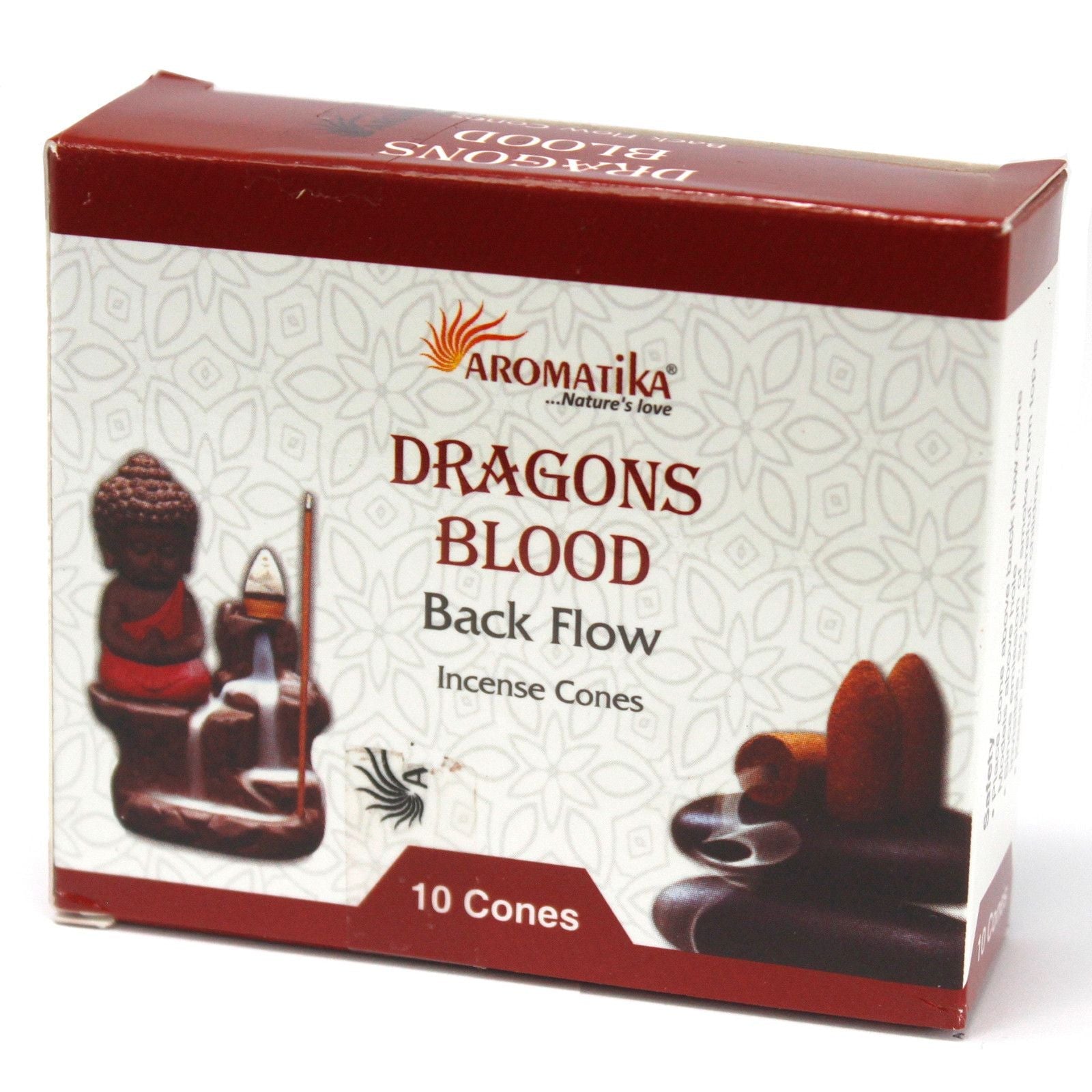 Aromatika Backflow Incense Cones - Dragons Blood - Luna Panther