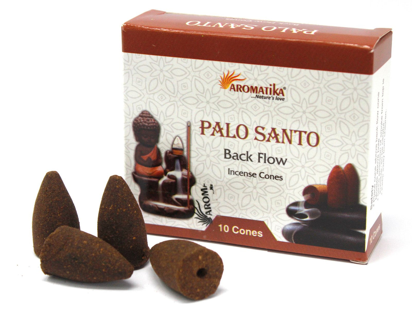 Aromatika Backflow Incense Cones - Palo Santo - Luna Panther