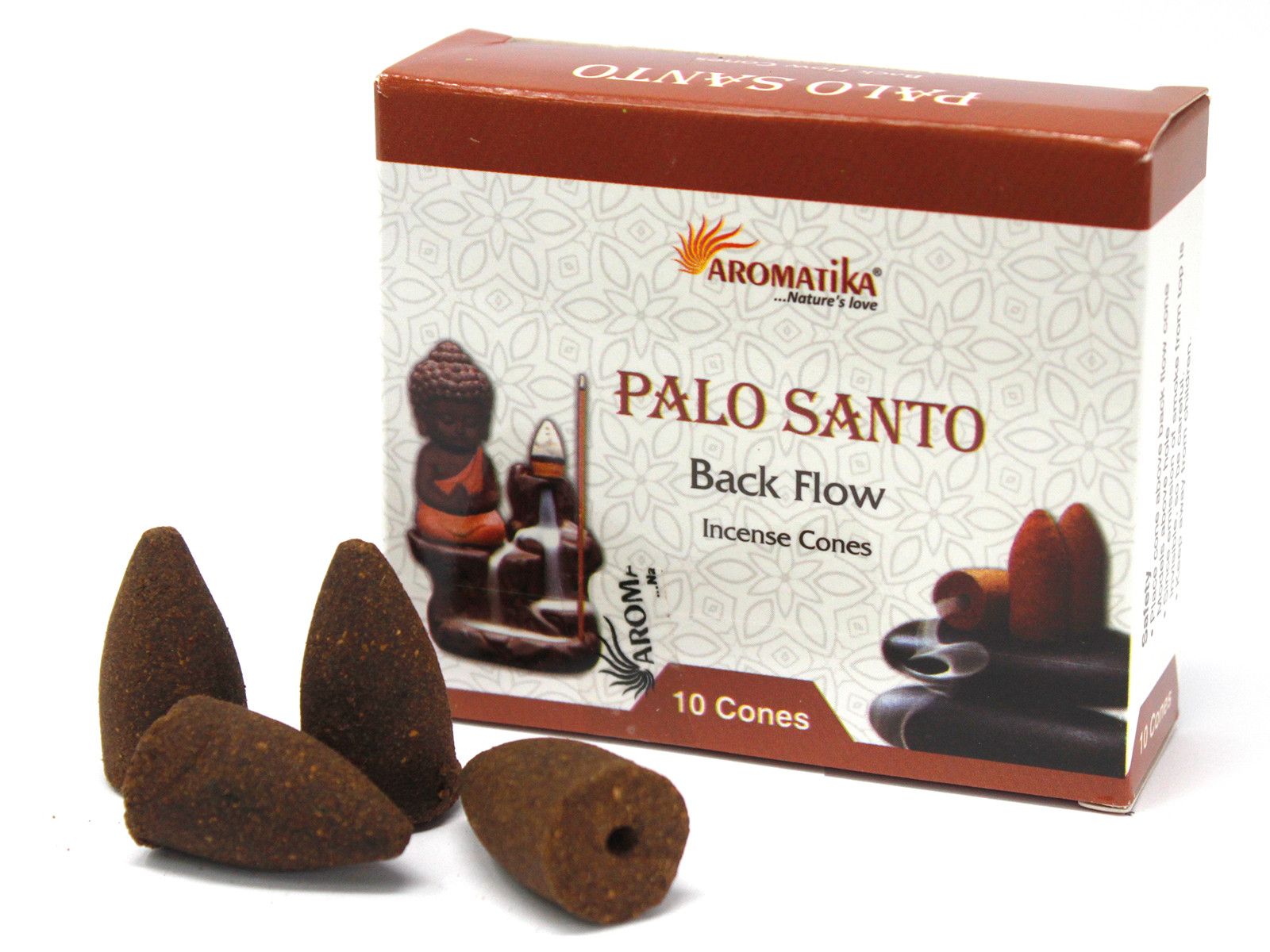 Aromatika Backflow Incense Cones - Palo Santo - Luna Panther