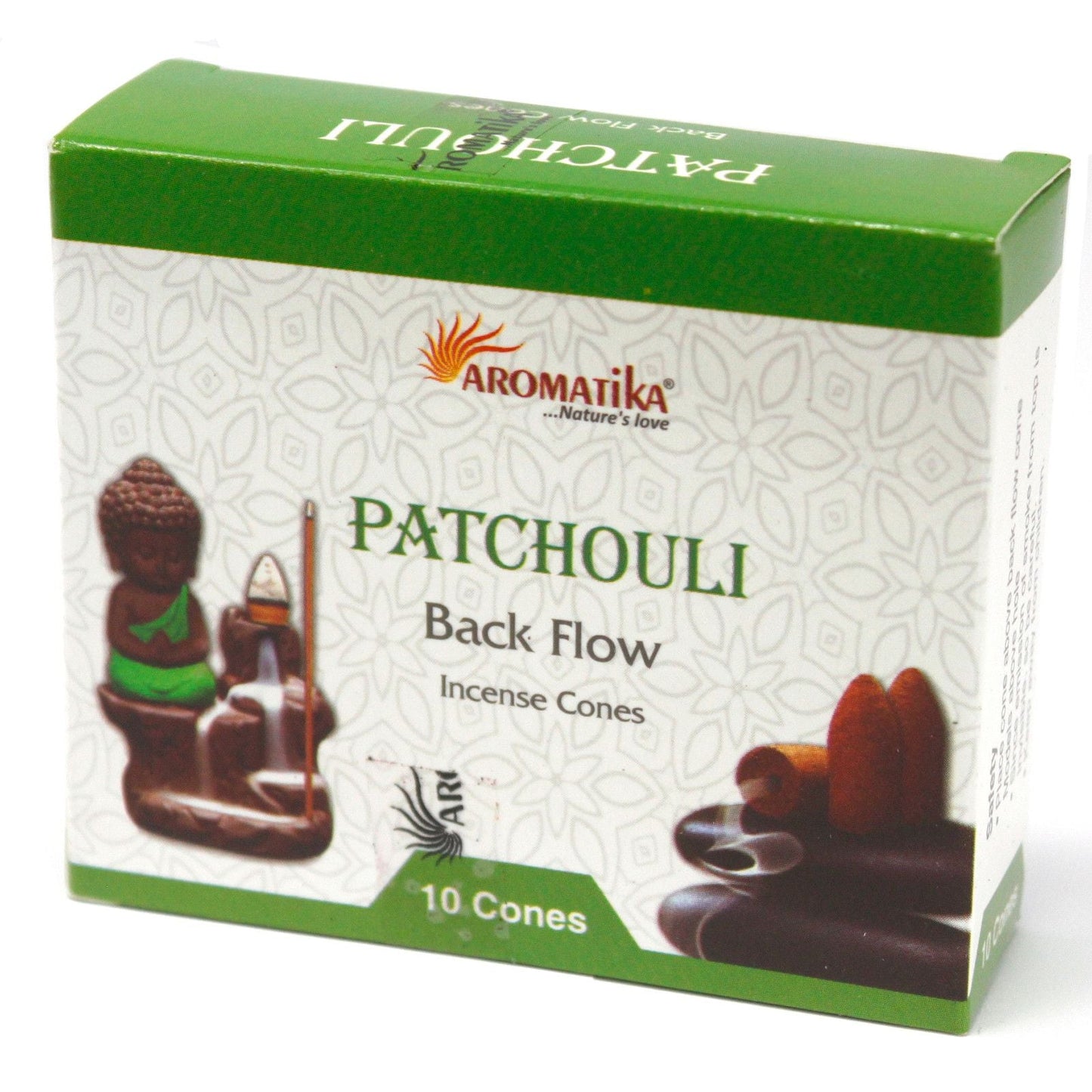 Aromatika Backflow Incense Cones - Patchouli - Luna Panther