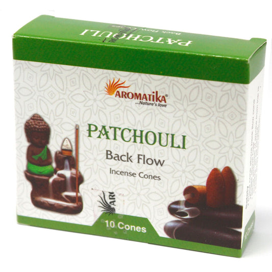 Aromatika Backflow Incense Cones - Patchouli - Luna Panther