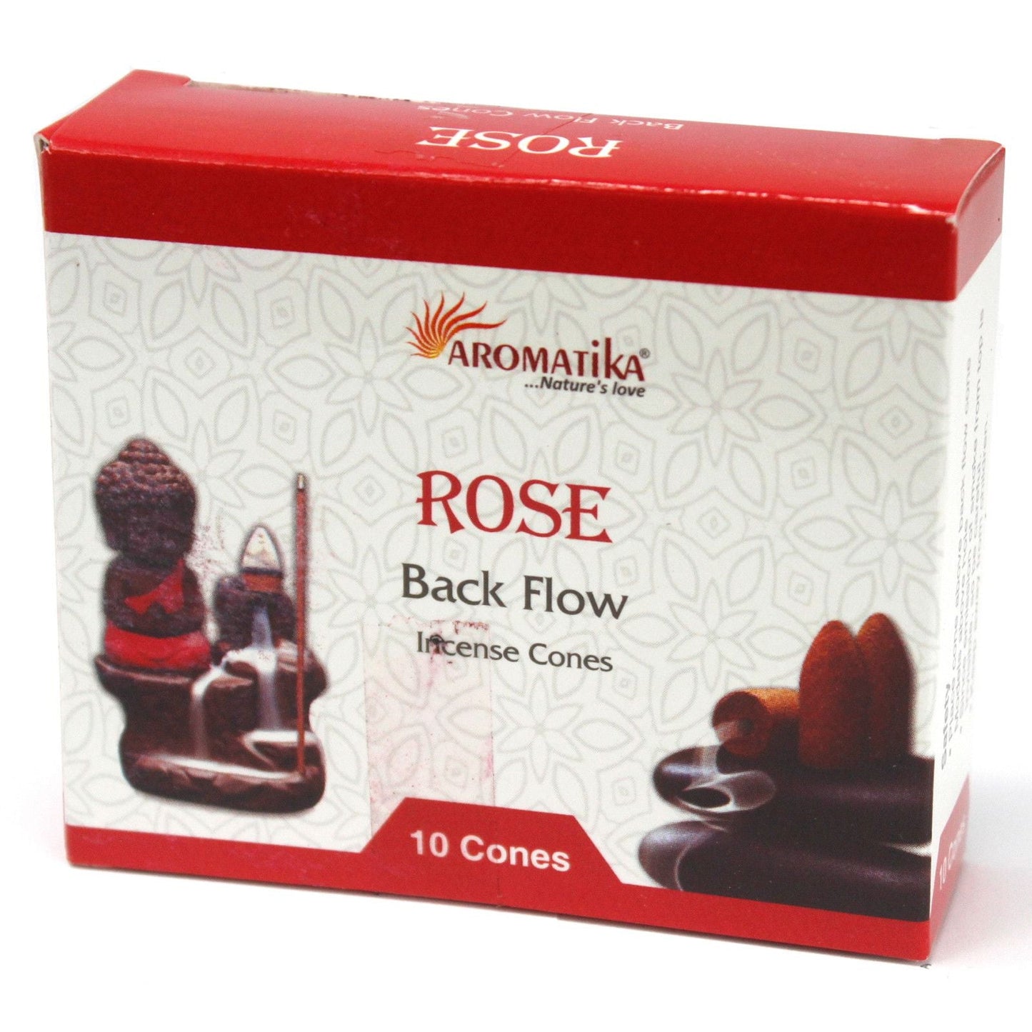 Aromatika Backflow Incense Cones - Rose - Luna Panther