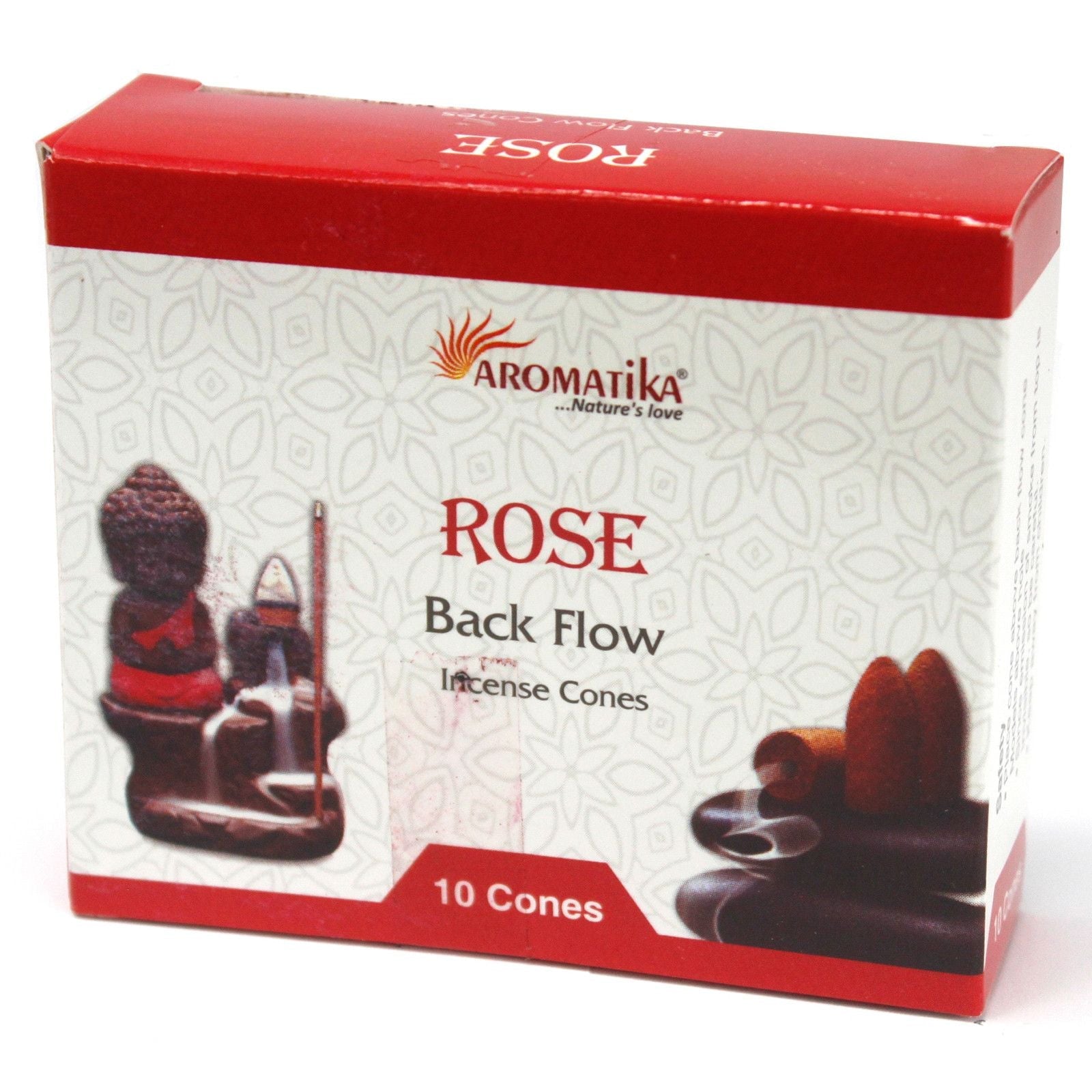 Aromatika Backflow Incense Cones - Rose - Luna Panther