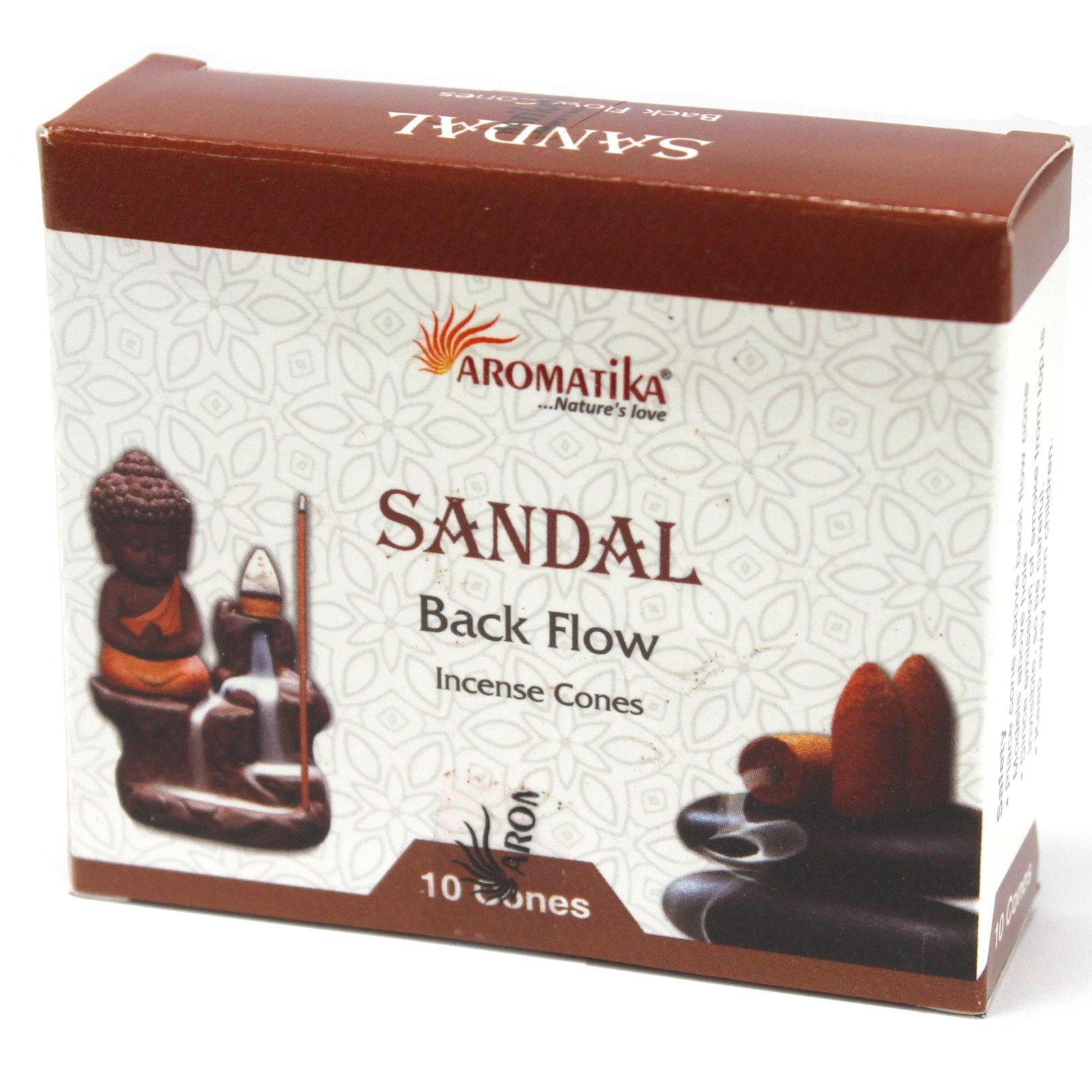 Aromatika Backflow Incense Cones - Sandalwood - Luna Panther