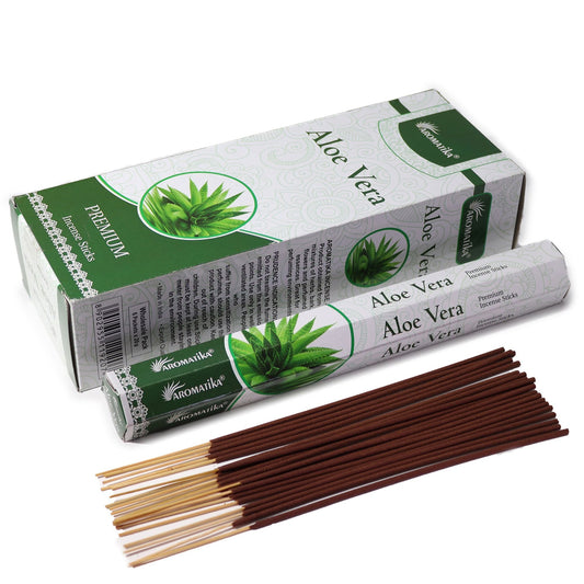 Aromatika Charcoal Free Hex Incense - Aloe Vera - Luna Panther