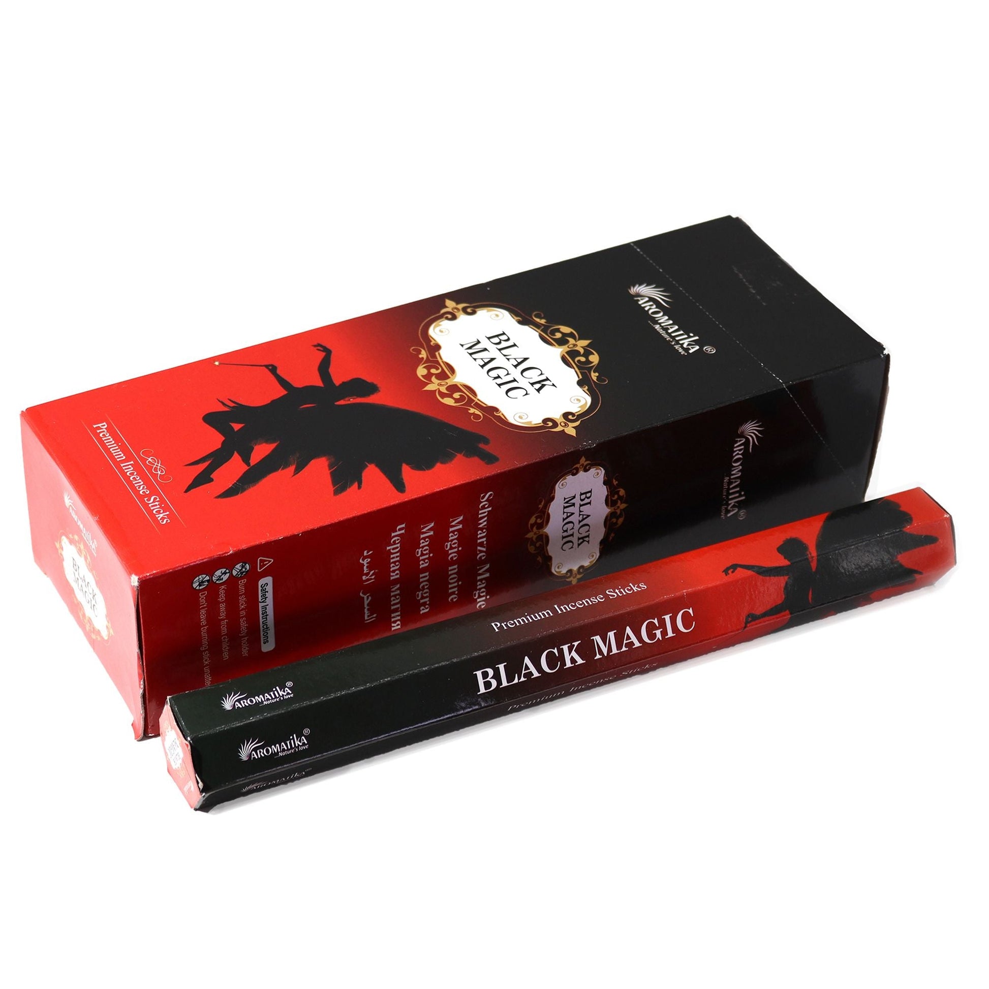 Aromatika Charcoal Free Hex Incense - Black Magic - Luna Panther
