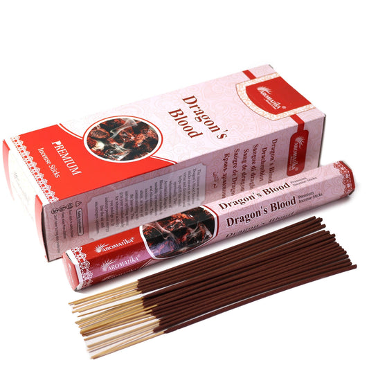 Aromatika Charcoal Free Hex Incense - Dragons Blood - Luna Panther