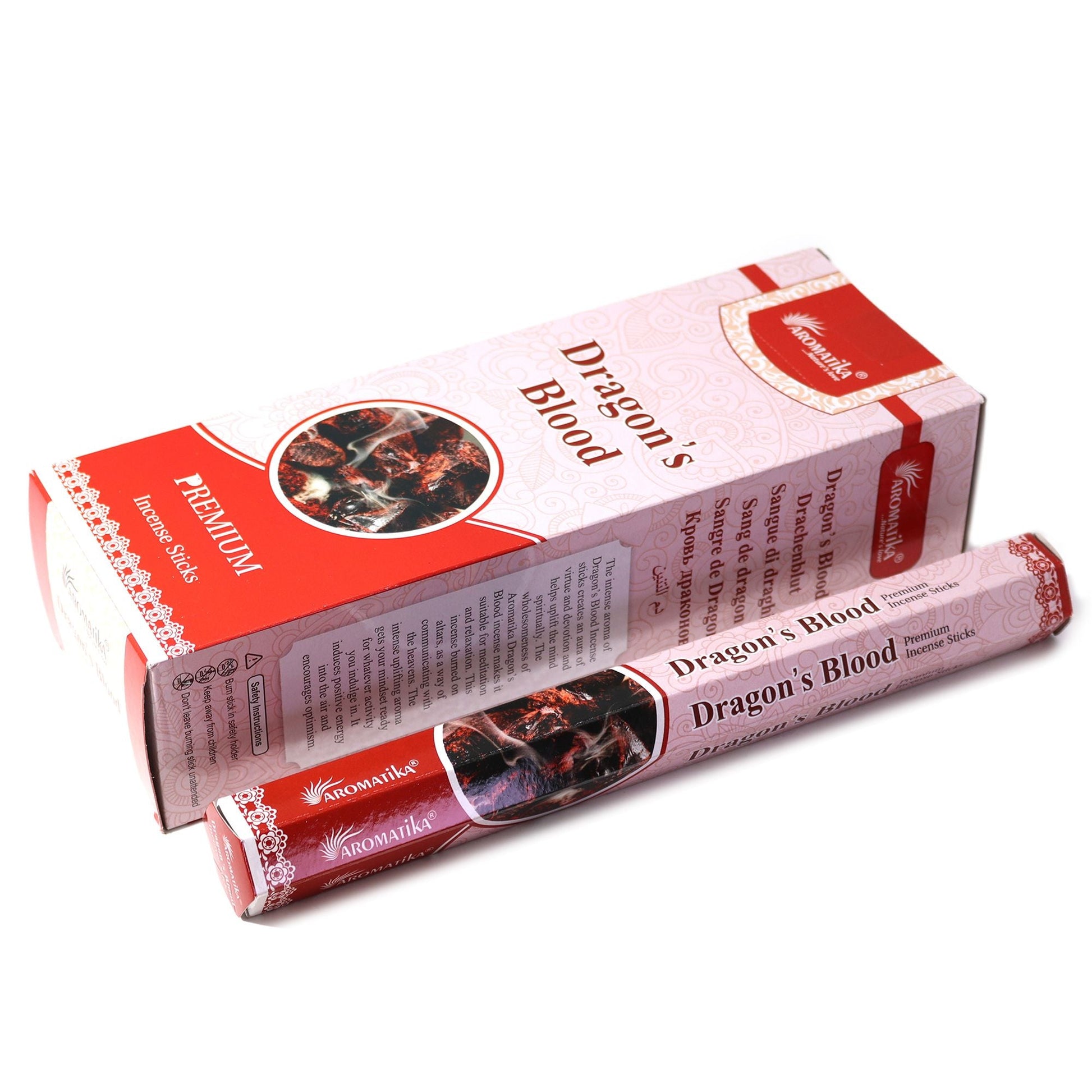 Aromatika Charcoal Free Hex Incense - Dragons Blood - Luna Panther