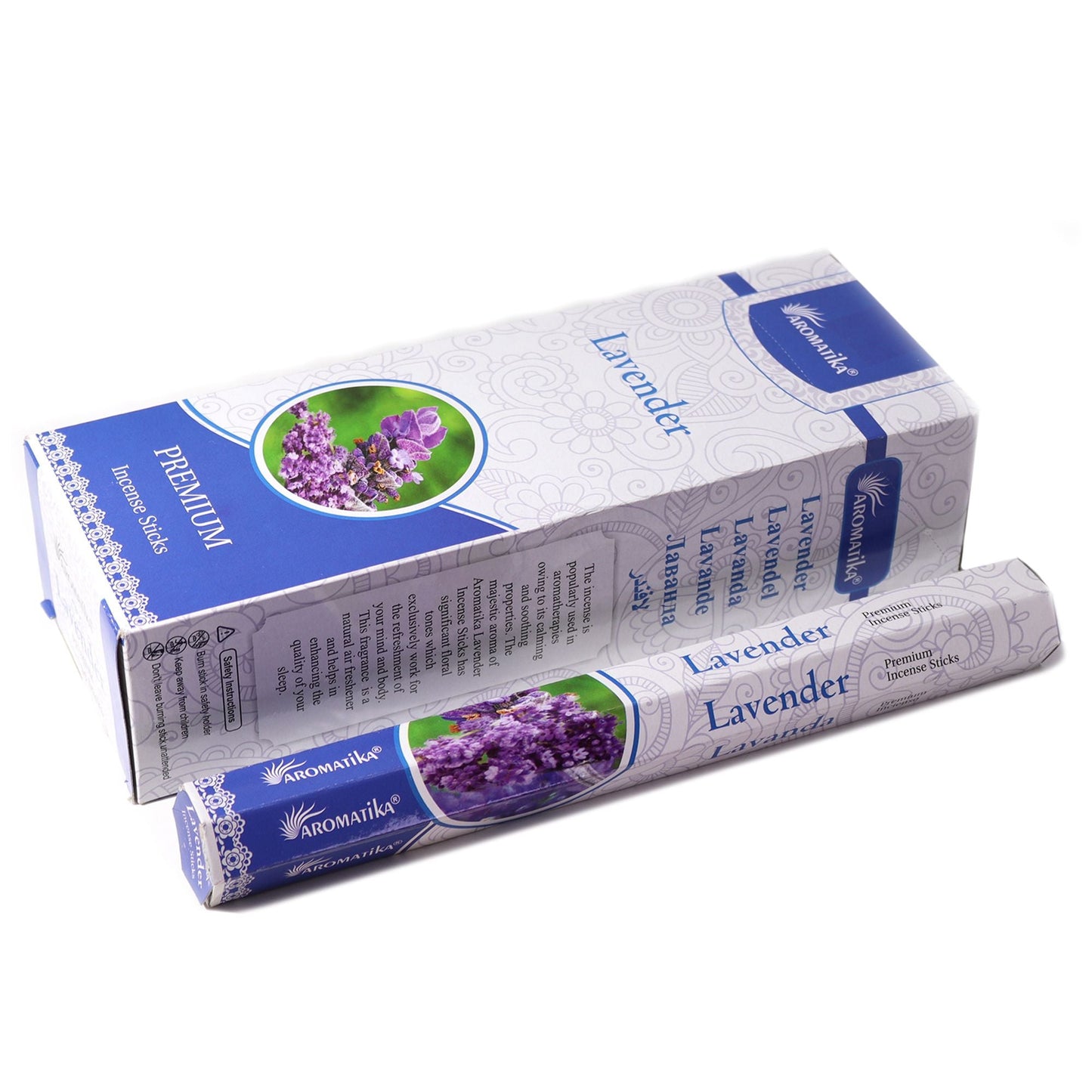Aromatika Charcoal Free Hex Incense - Lavender - Luna Panther