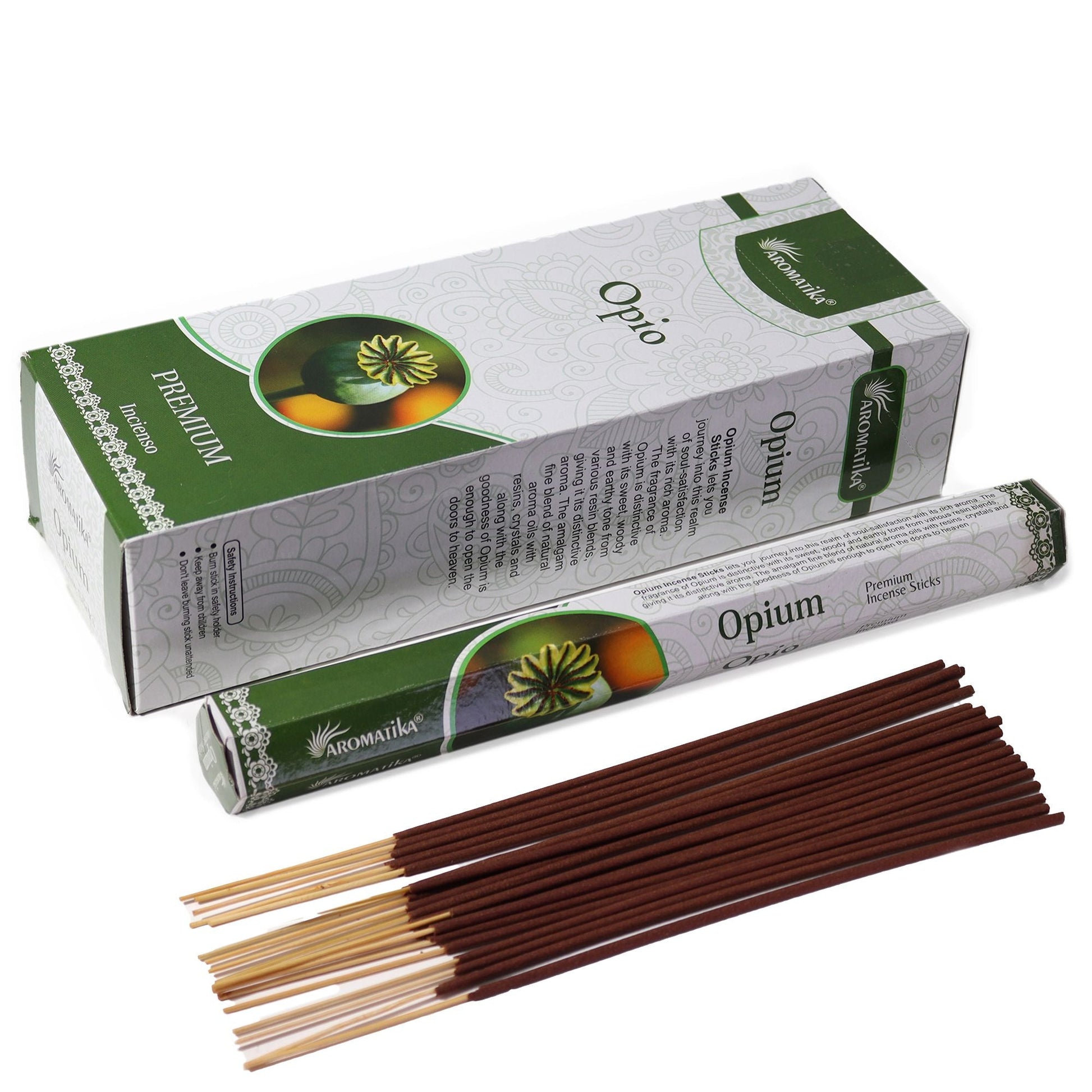 Aromatika Charcoal Free Hex Incense - Opium - Luna Panther