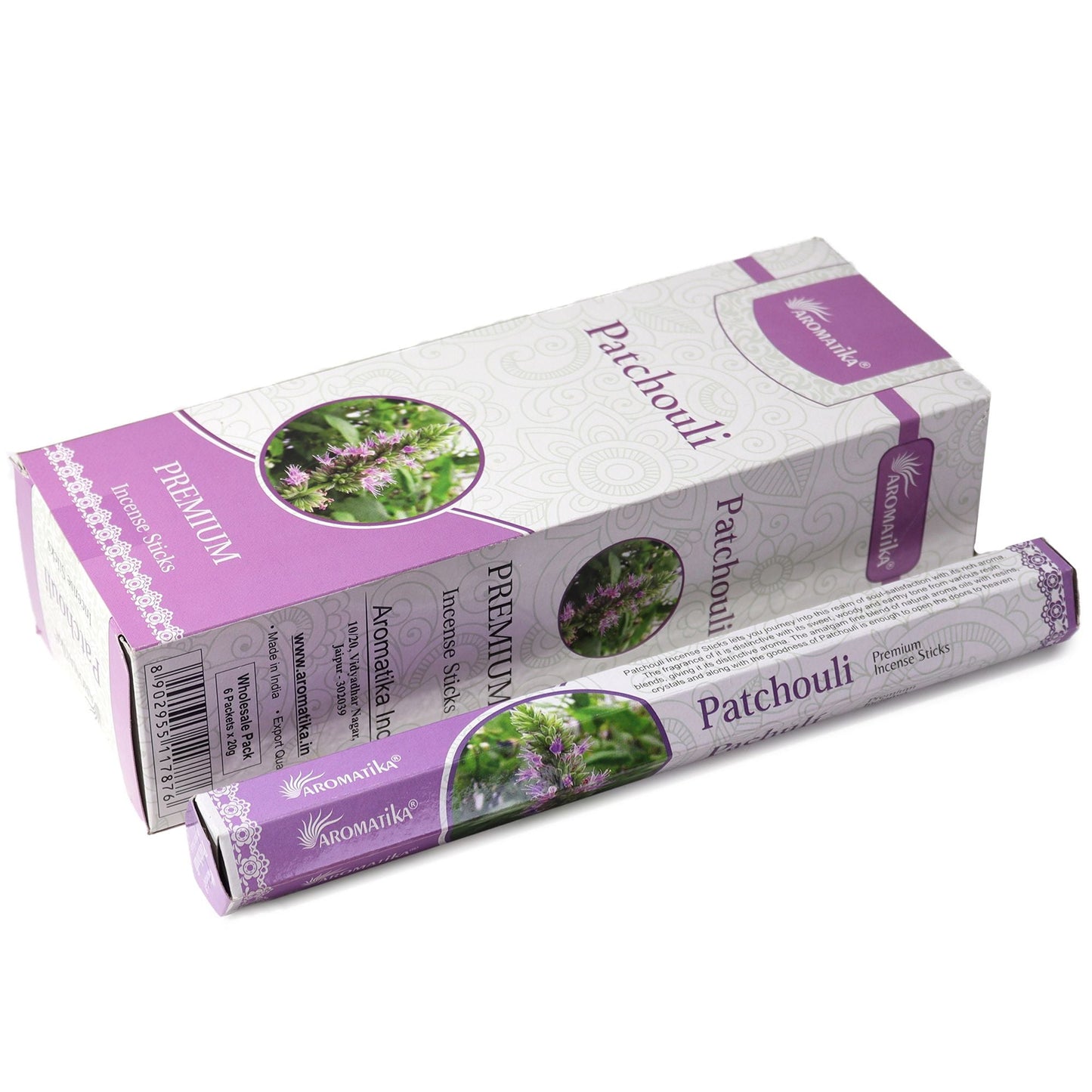 Aromatika Charcoal Free Hex Incense - Patchouli - Luna Panther
