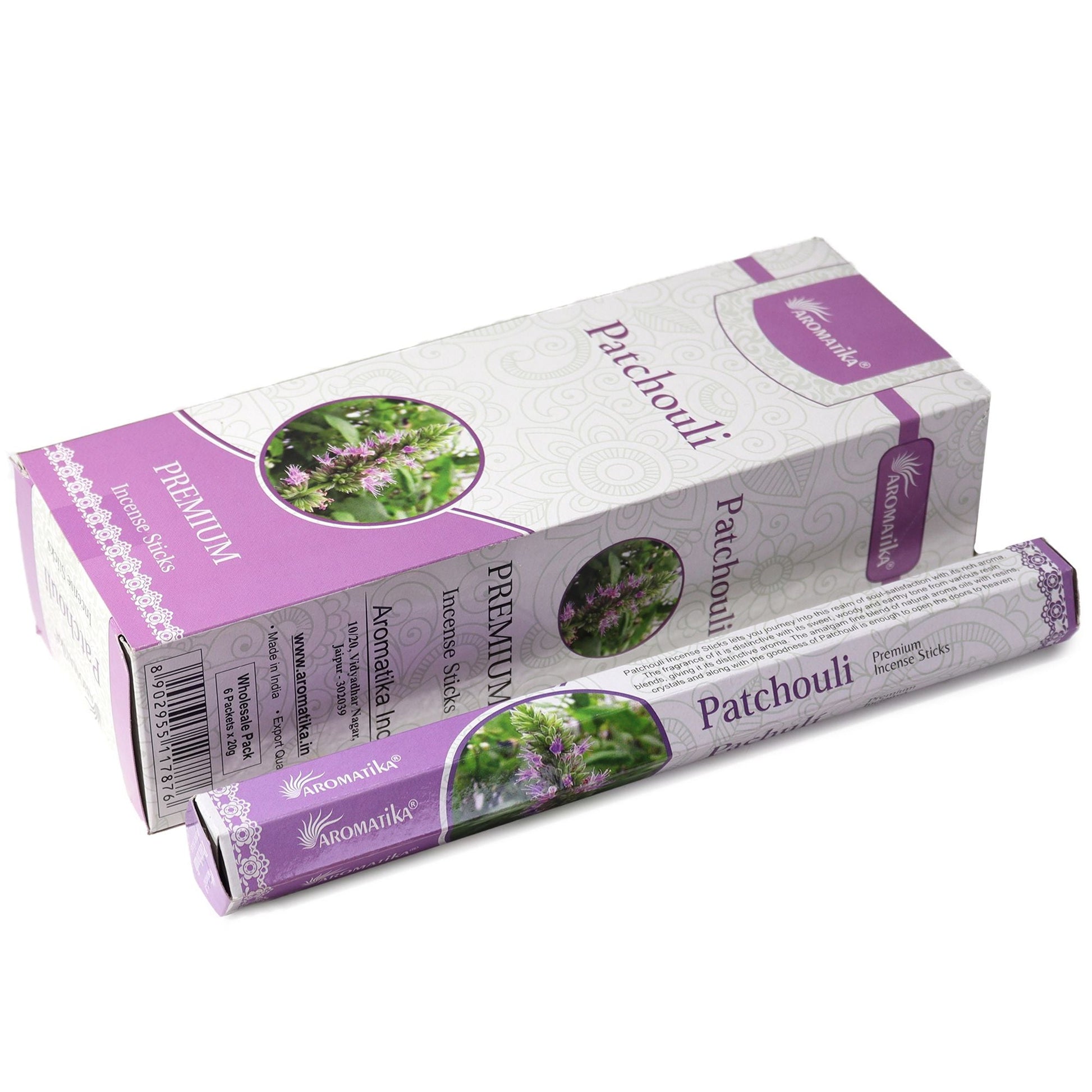 Aromatika Charcoal Free Hex Incense - Patchouli - Luna Panther