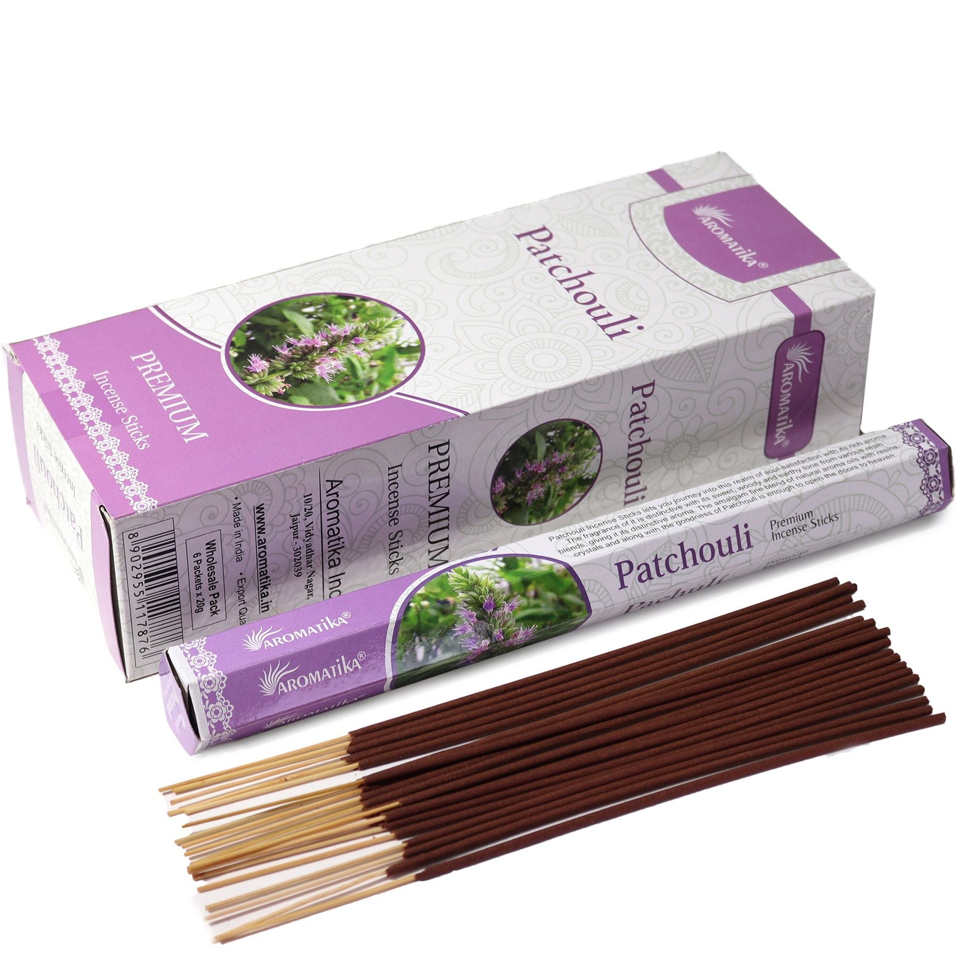 Aromatika Charcoal Free Hex Incense - Patchouli - Luna Panther