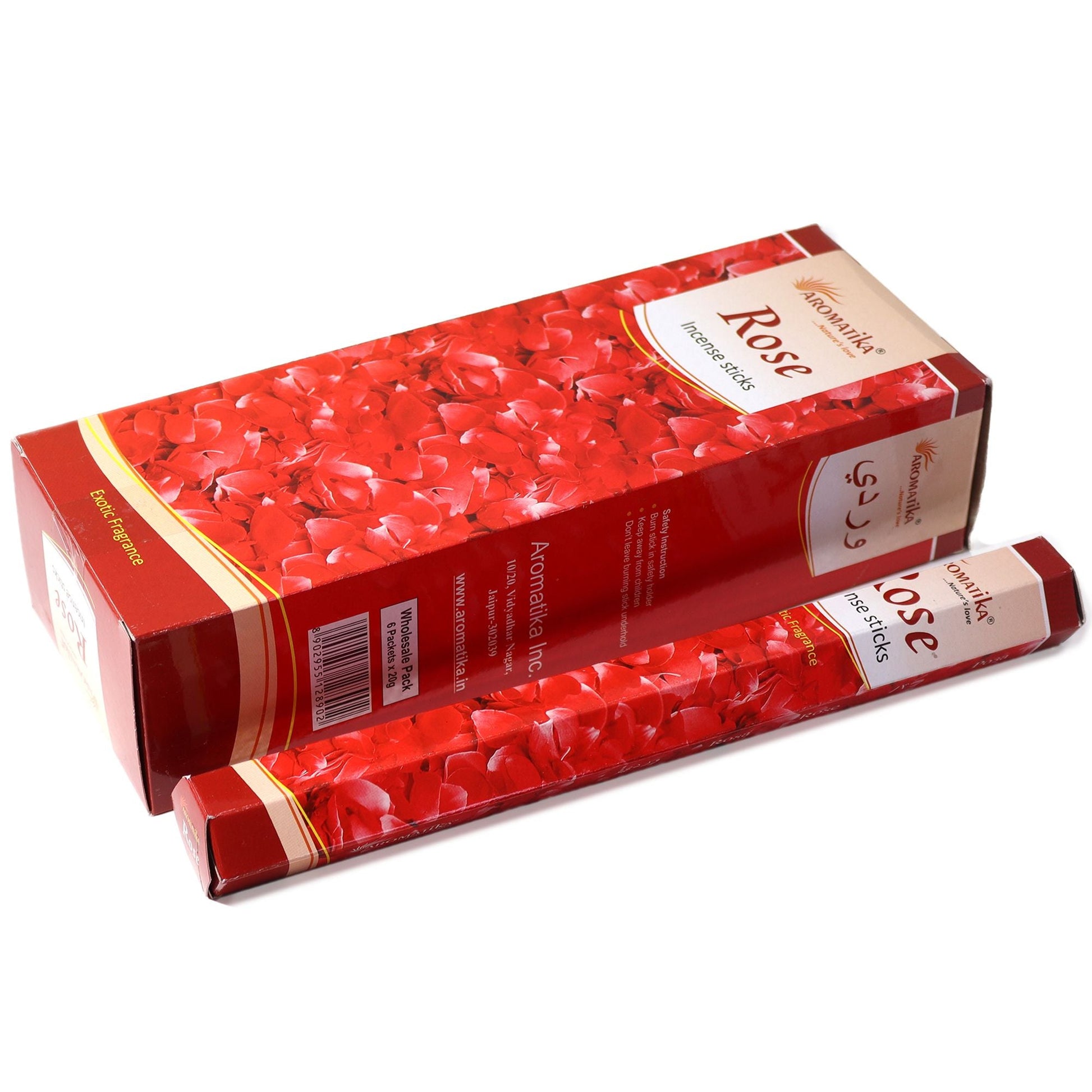 Aromatika Charcoal Free Hex Incense - Rose - Luna Panther