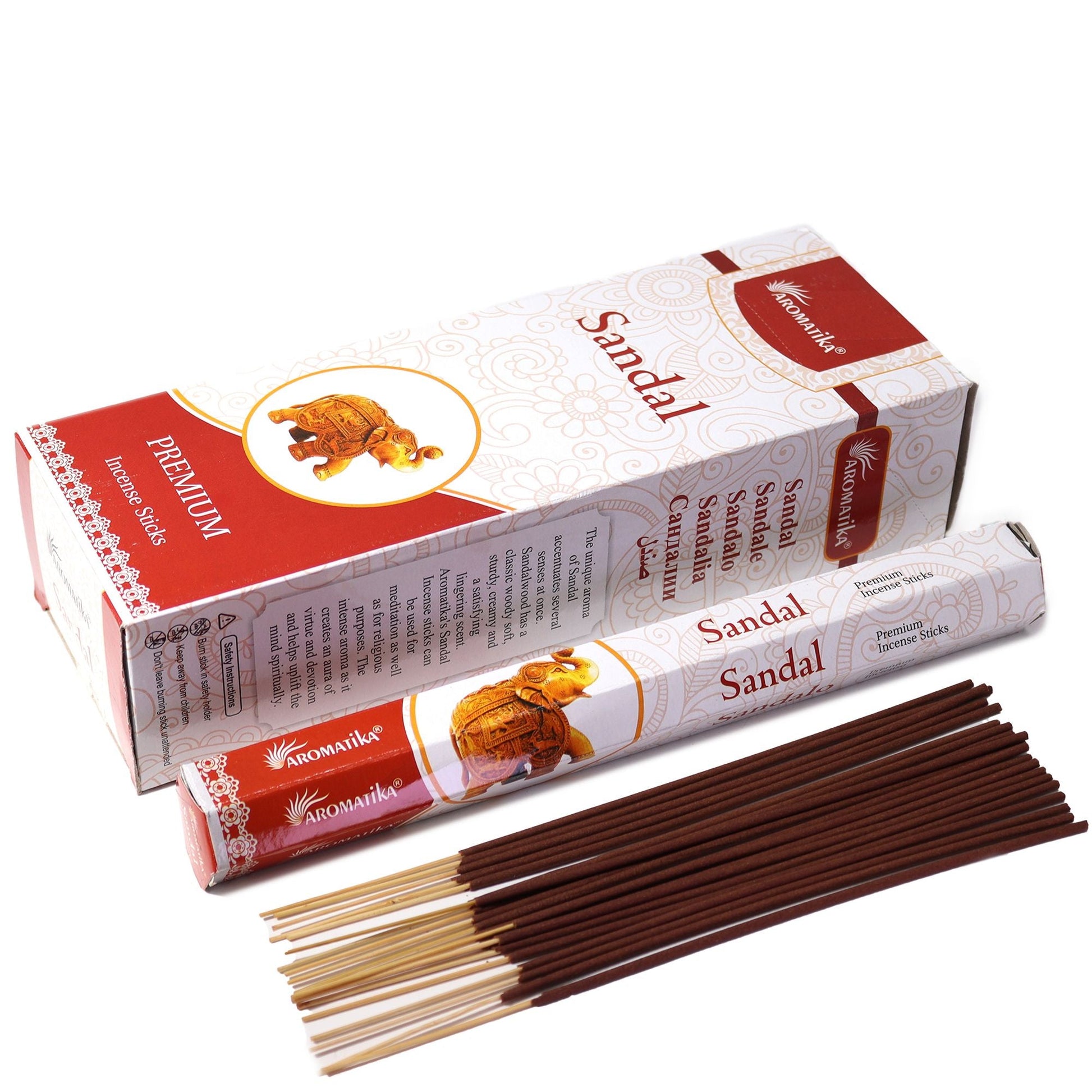 Aromatika Charcoal Free Hex Incense - Sandal - Luna Panther