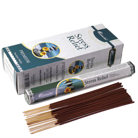 Aromatika Charcoal Free Hex Incense - Stress Relief - Luna Panther