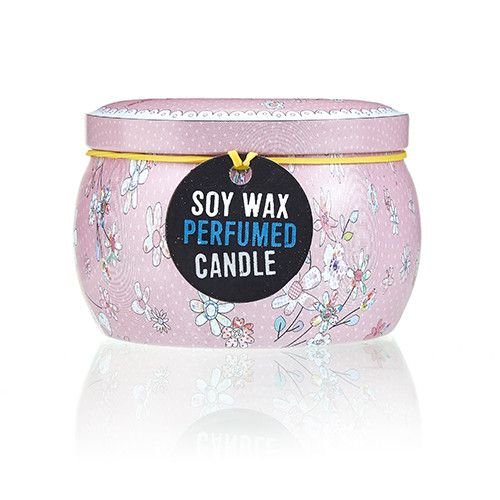 Art Tin Candle - Assorted Design - Friendly Messages - Parma Violet - Luna Panther
